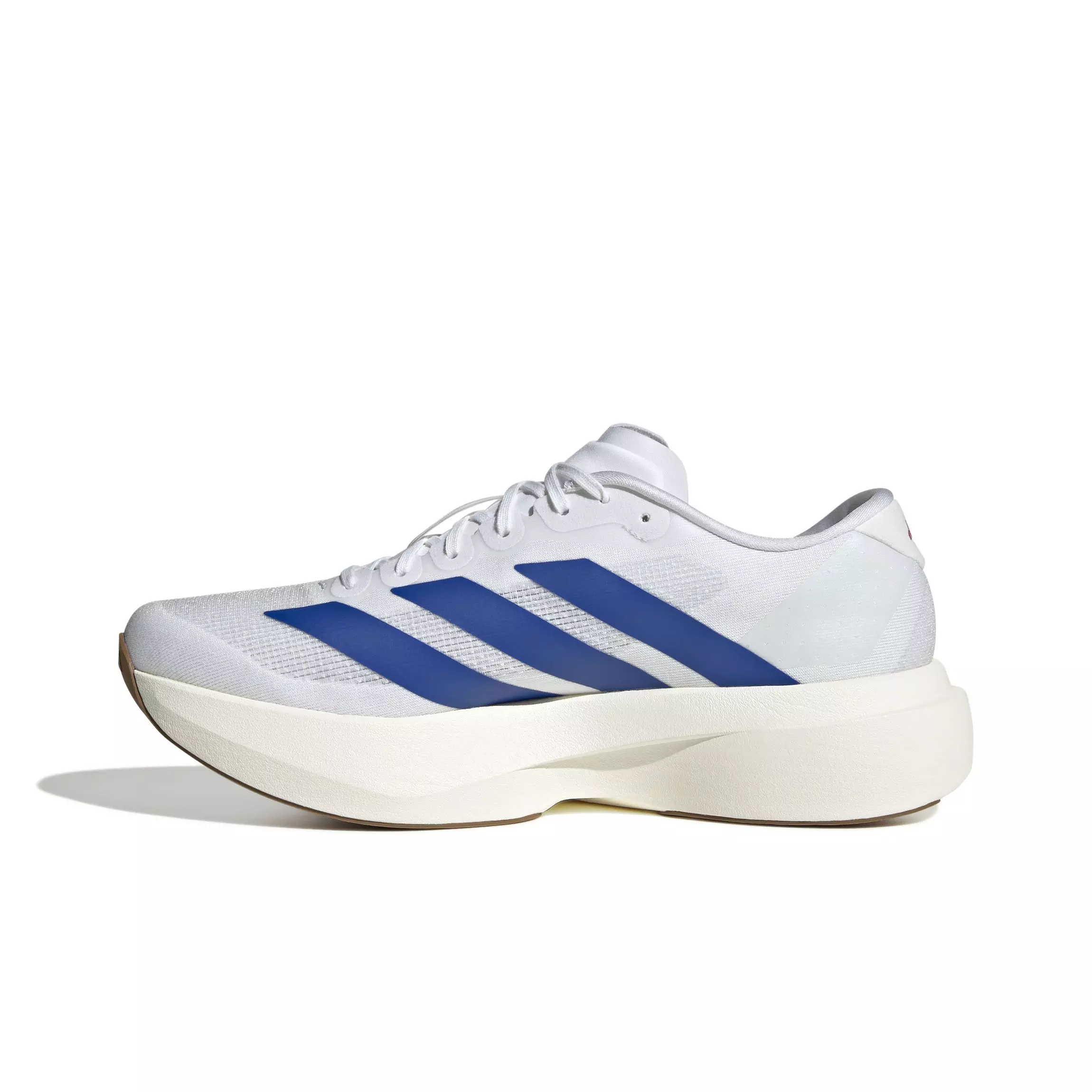 adidas Adizero Evo SL "Ftwr White/Team Royal Blue/Pure Ruby" Men's Running Shoe - WHITE/BLUE