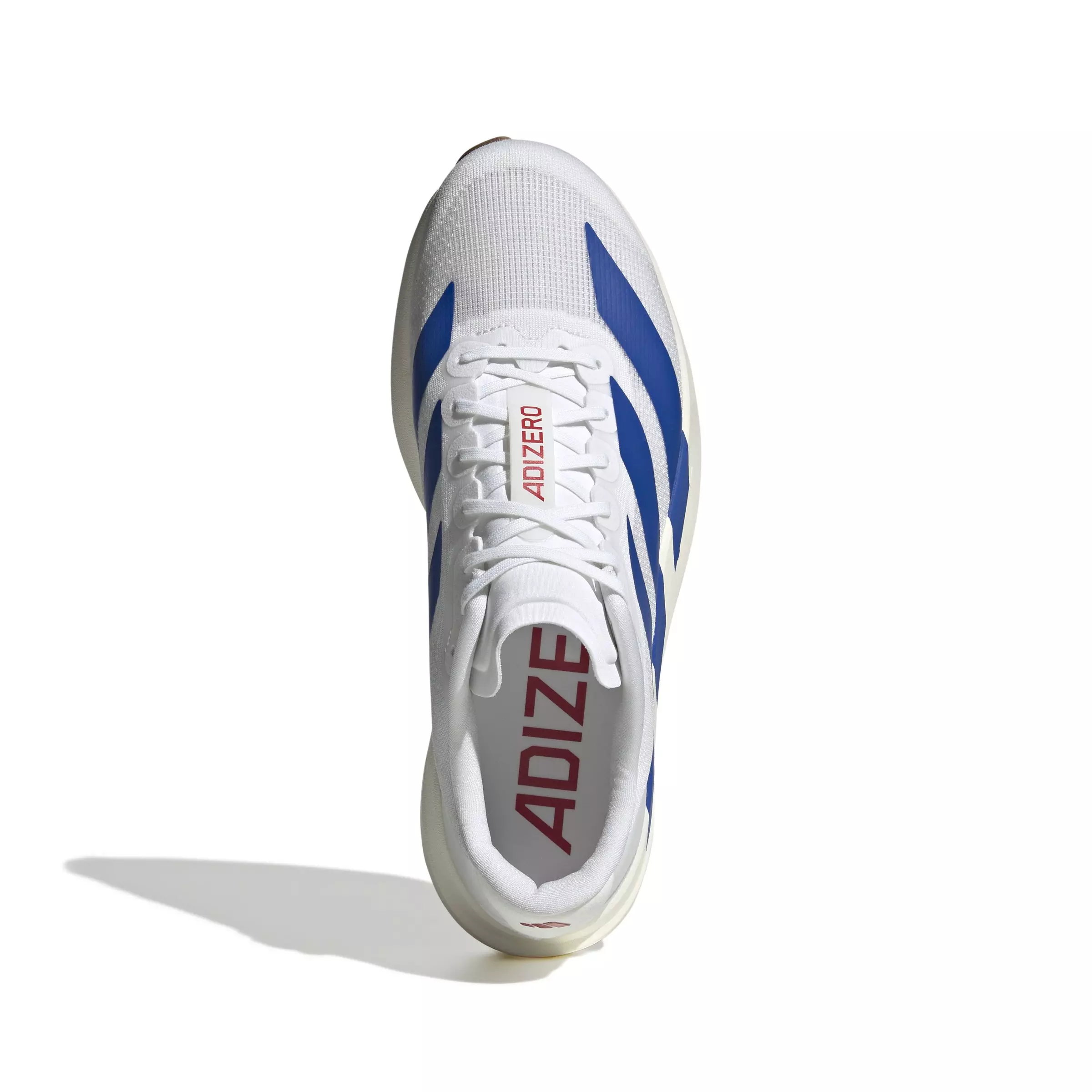 adidas Adizero Evo SL "Ftwr White/Team Royal Blue/Pure Ruby" Men's Running Shoe - WHITE/BLUE