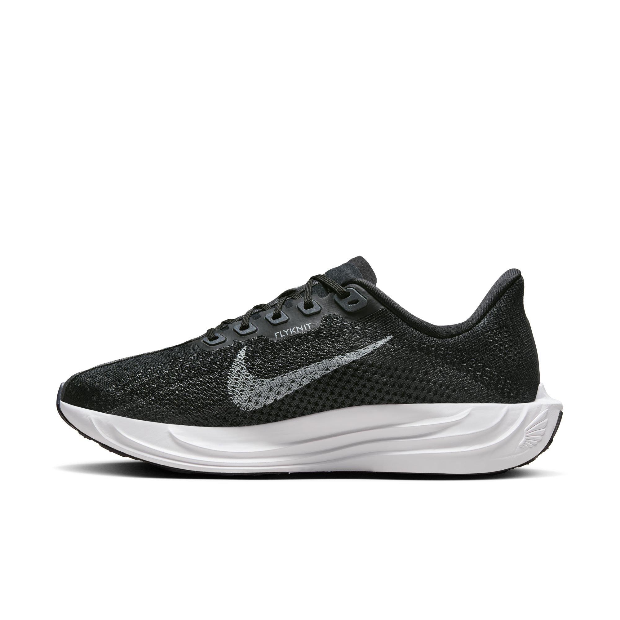Nike Pegasus Plus "Black/Pure Platinum/Anthracite/White" Women's Road Running Shoe - BLACK/WHITE Thumbnail View 4