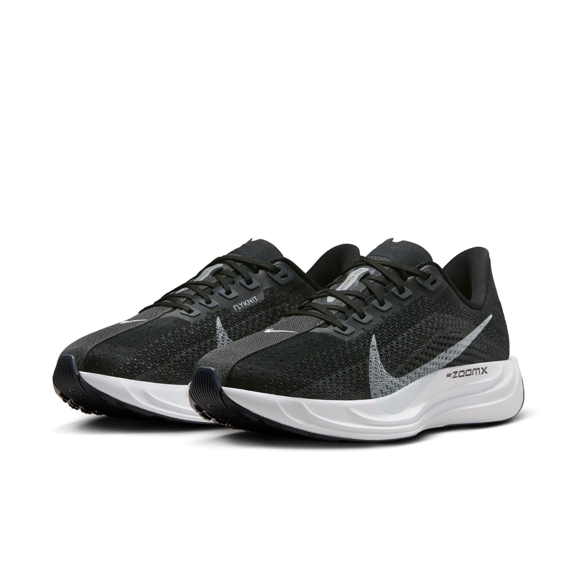 Nike Pegasus Plus "Black/Pure Platinum/Anthracite/White" Women's Road Running Shoe - BLACK/WHITE Thumbnail View 5