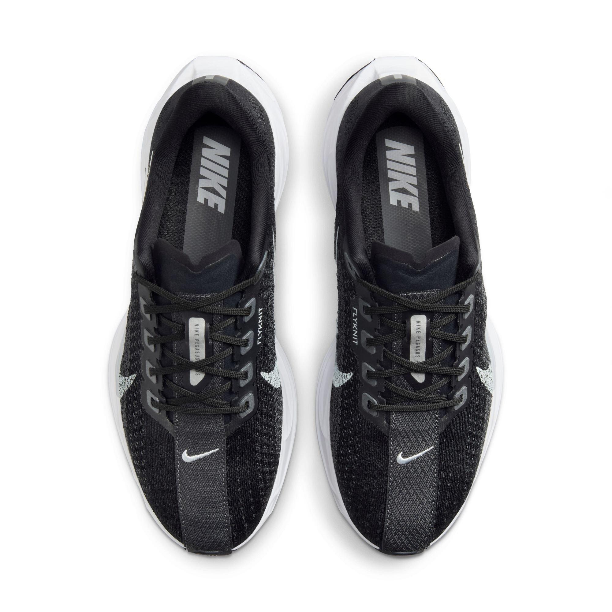 Nike Pegasus Plus "Black/Pure Platinum/Anthracite/White" Women's Road Running Shoe - BLACK/WHITE Thumbnail View 6