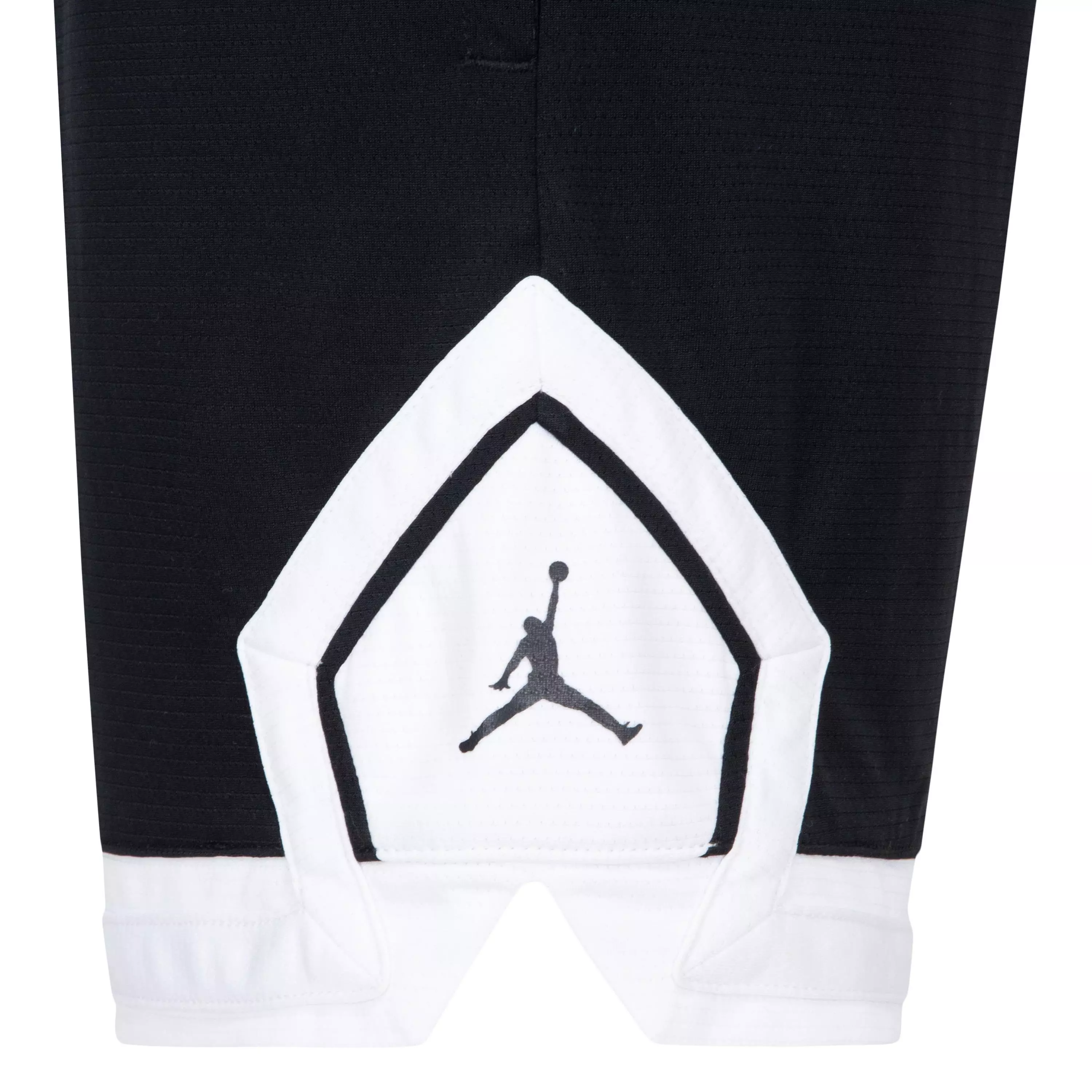 Jordan Big Girls' Sportswear Diamond Shorts - Black - BLACK