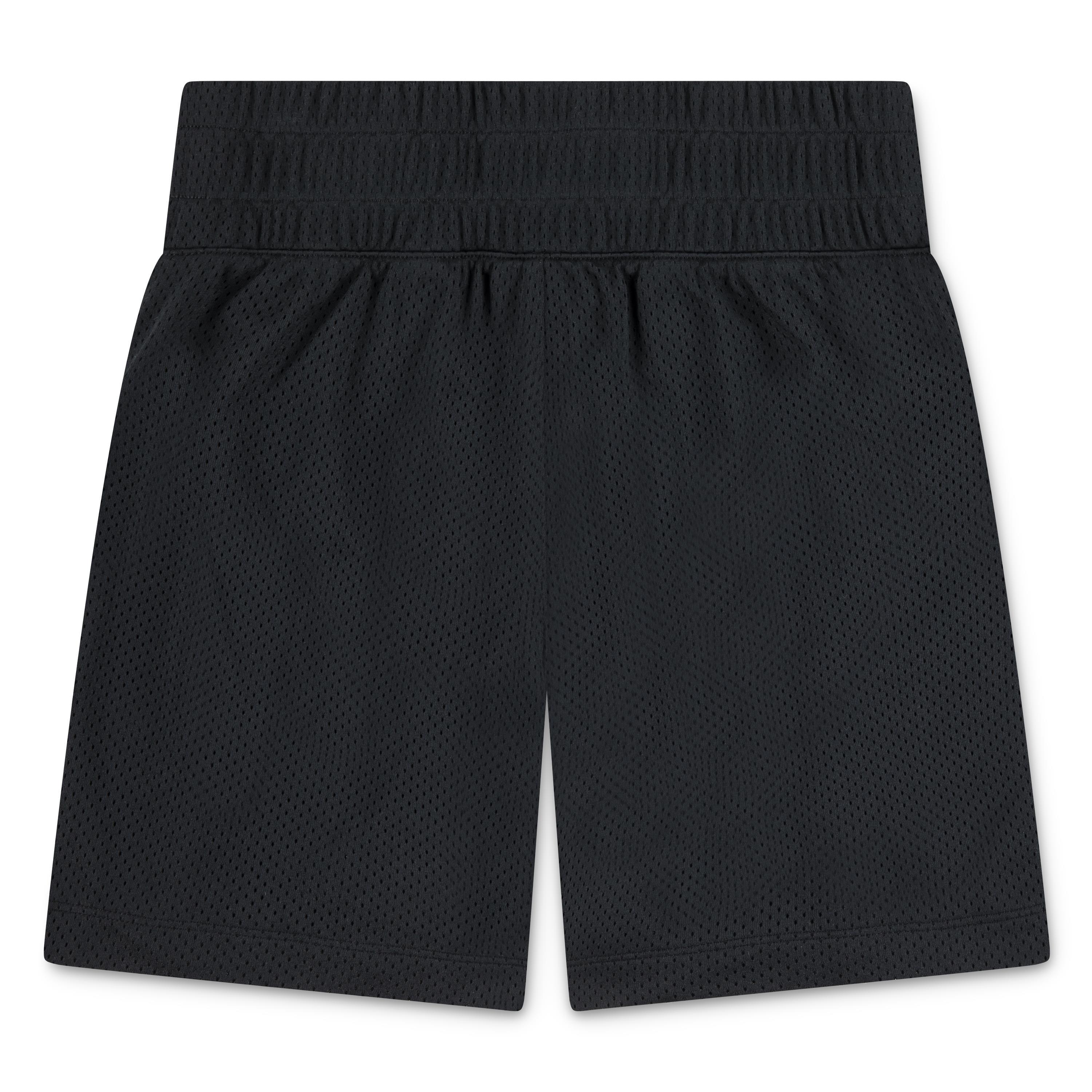 Jordan JM Training Mesh Big Girls' Black Shorts