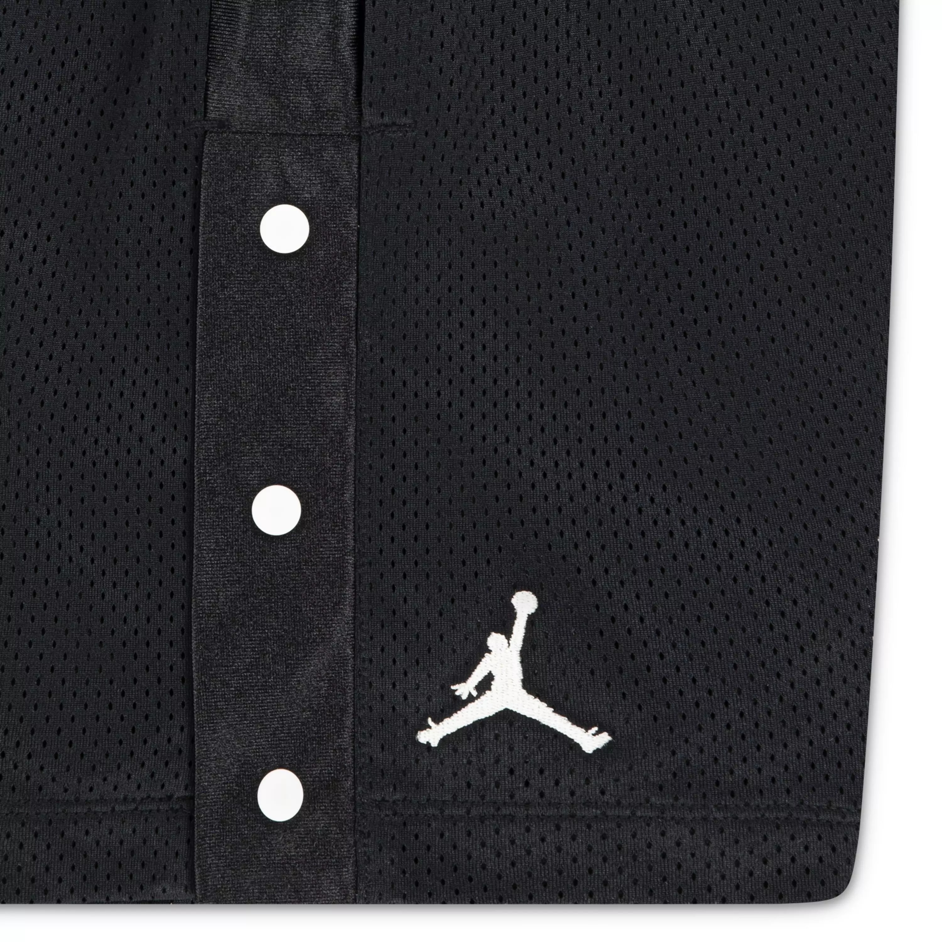 Jordan Big Girls' JM Training Mesh Shorts - Black - BLACK