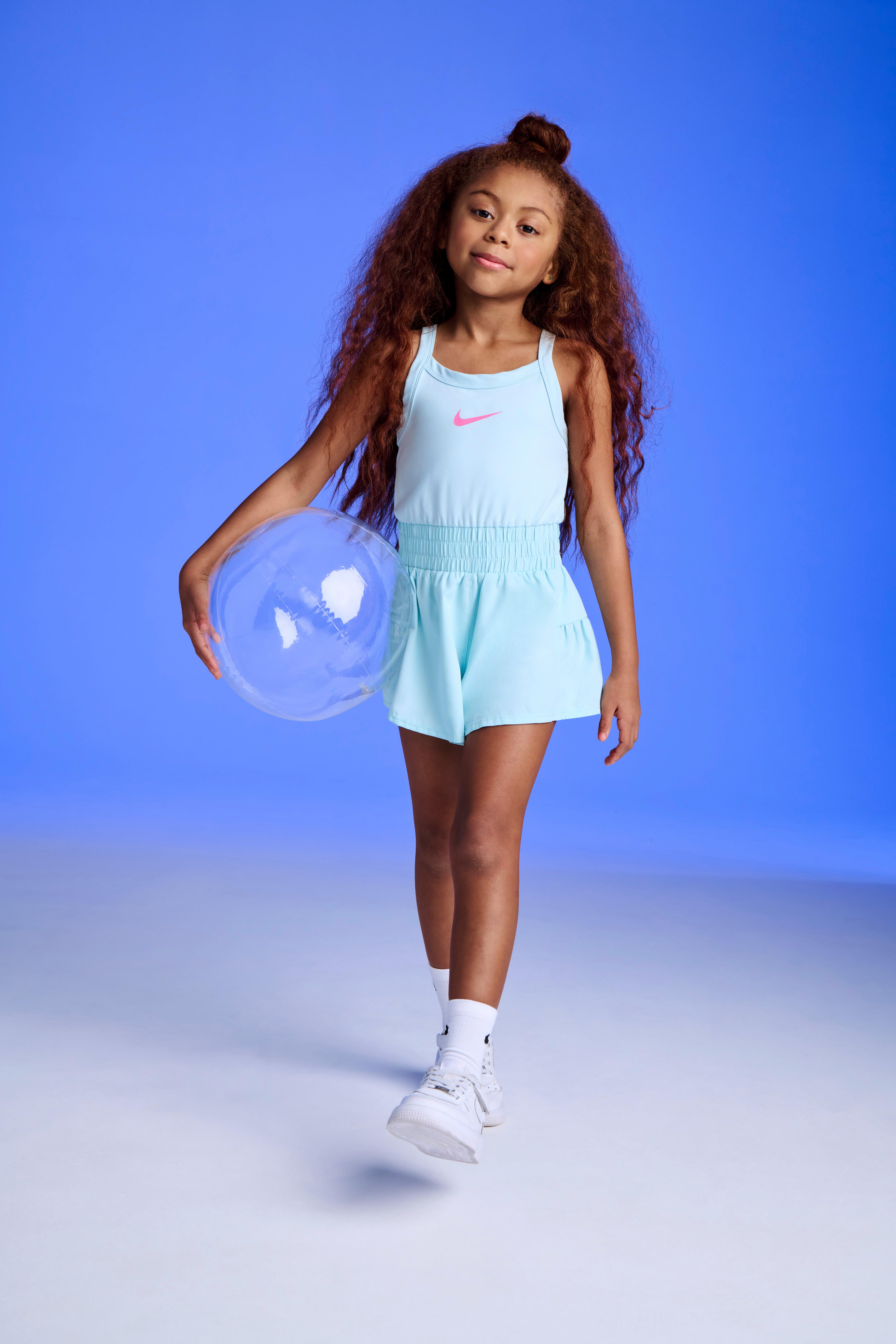 Nike Sunny Swoosh Runsie Little ​Girls' Romper