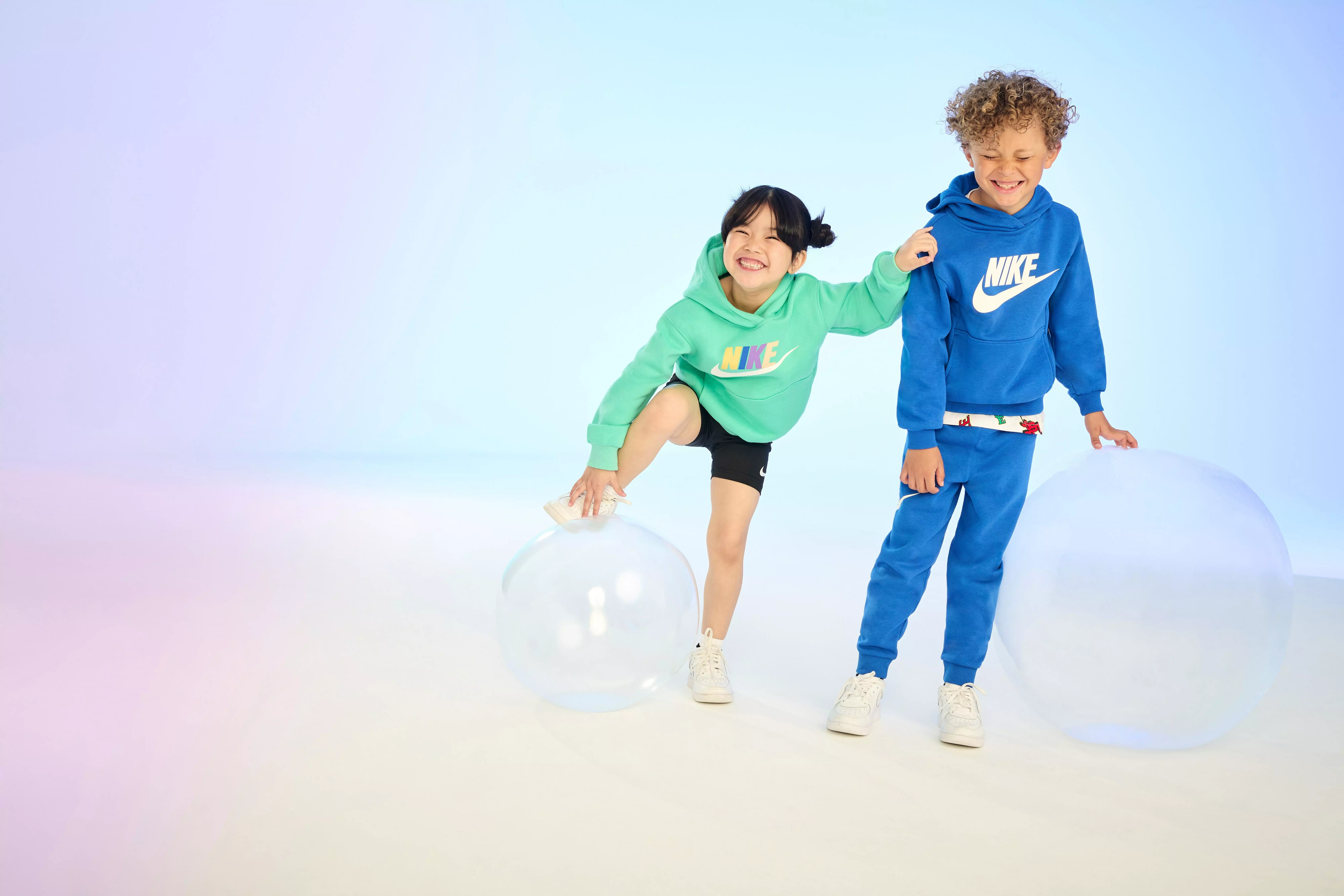 Nike Little Girls' Dri-FIT Shorts - BLACK