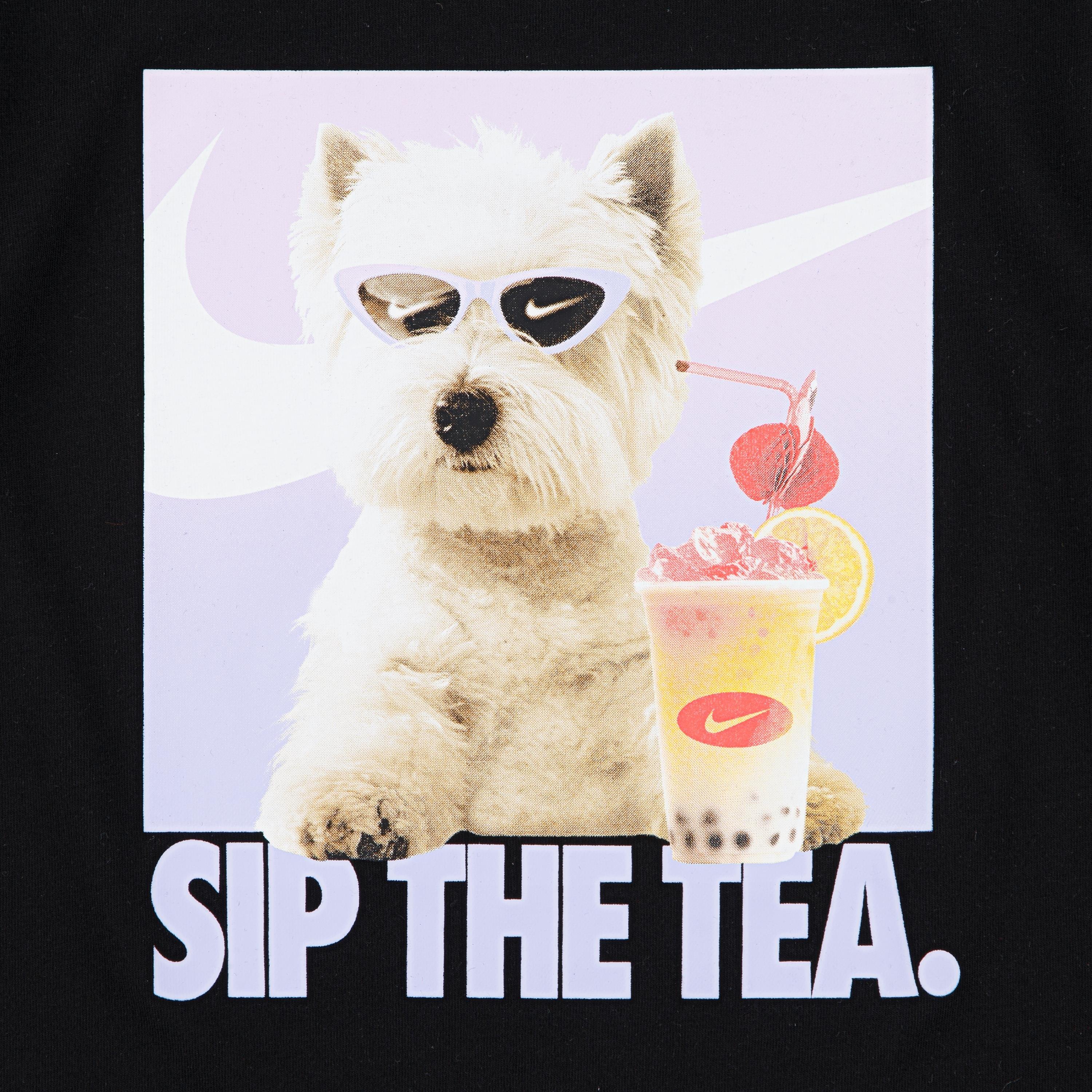 Nike Sip Photo Little Girls' Black Tee