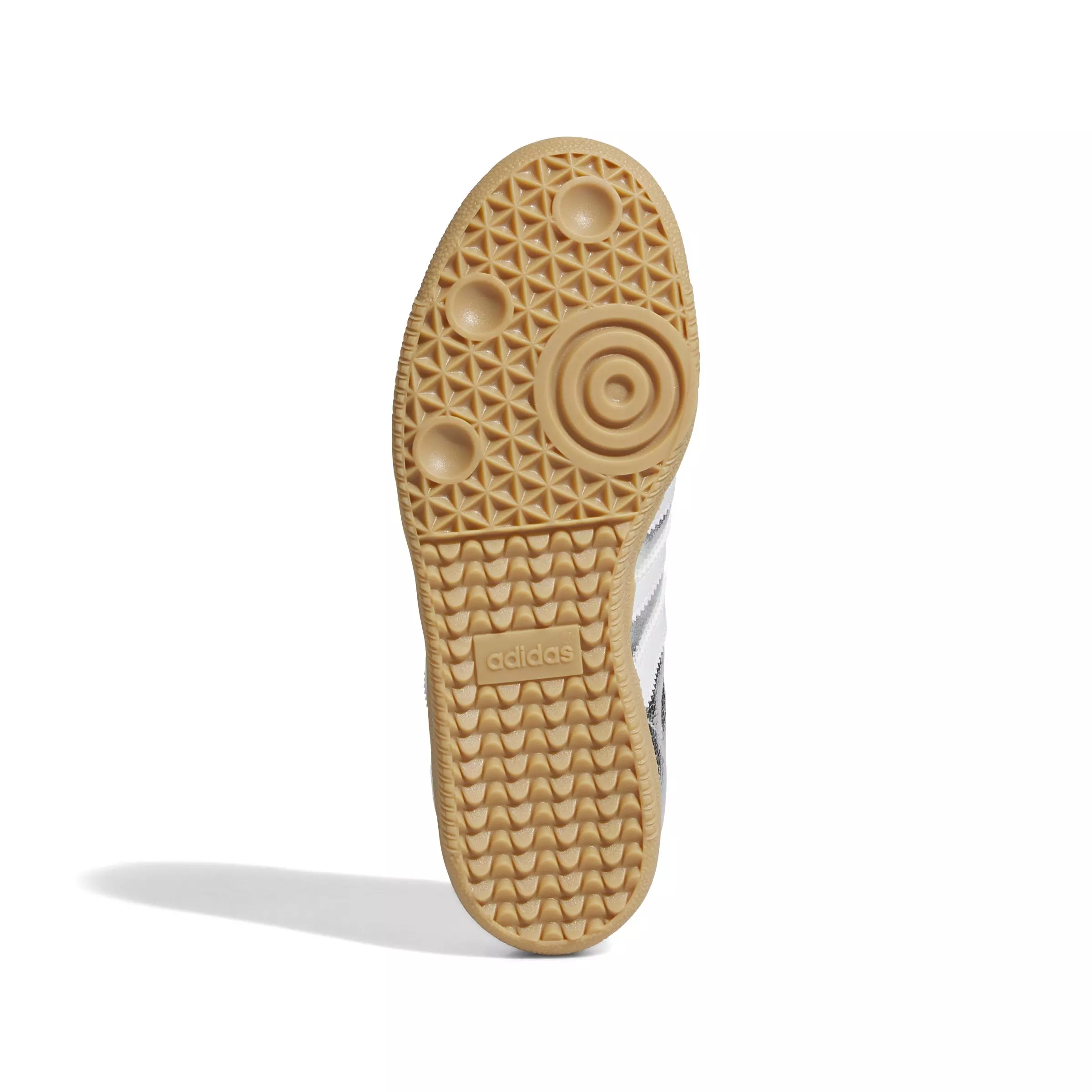 adidas Originals Samba OG "Silver Metallic/Core White" Grade School Girls' Shoe - MULTI-COLOR