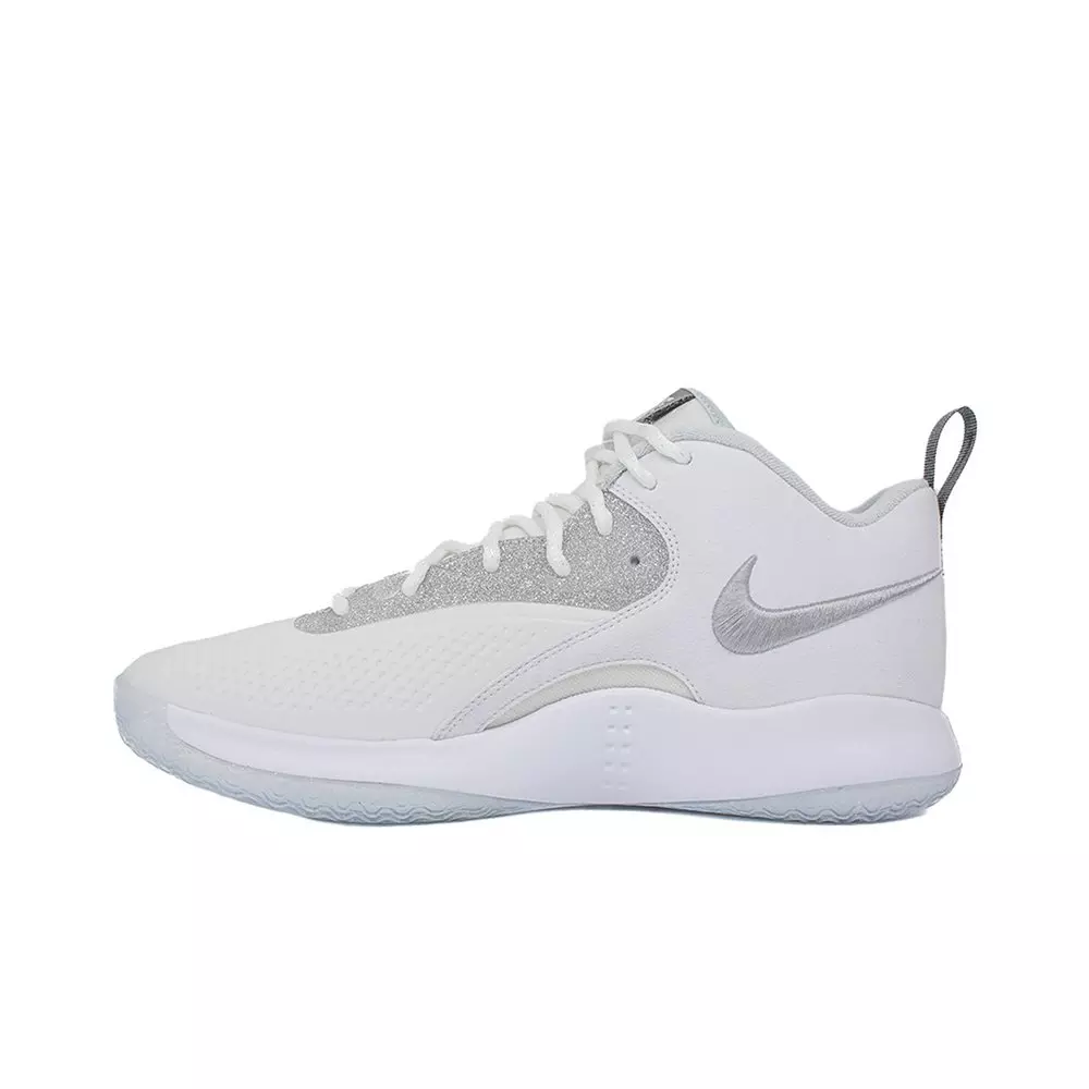 Nike Zoom Hyperset 2 SE "Summit White/Metallic Silver/Pure Platinum" Unisex Volleyball Shoe - WHITE/SILVER/DK.GREY