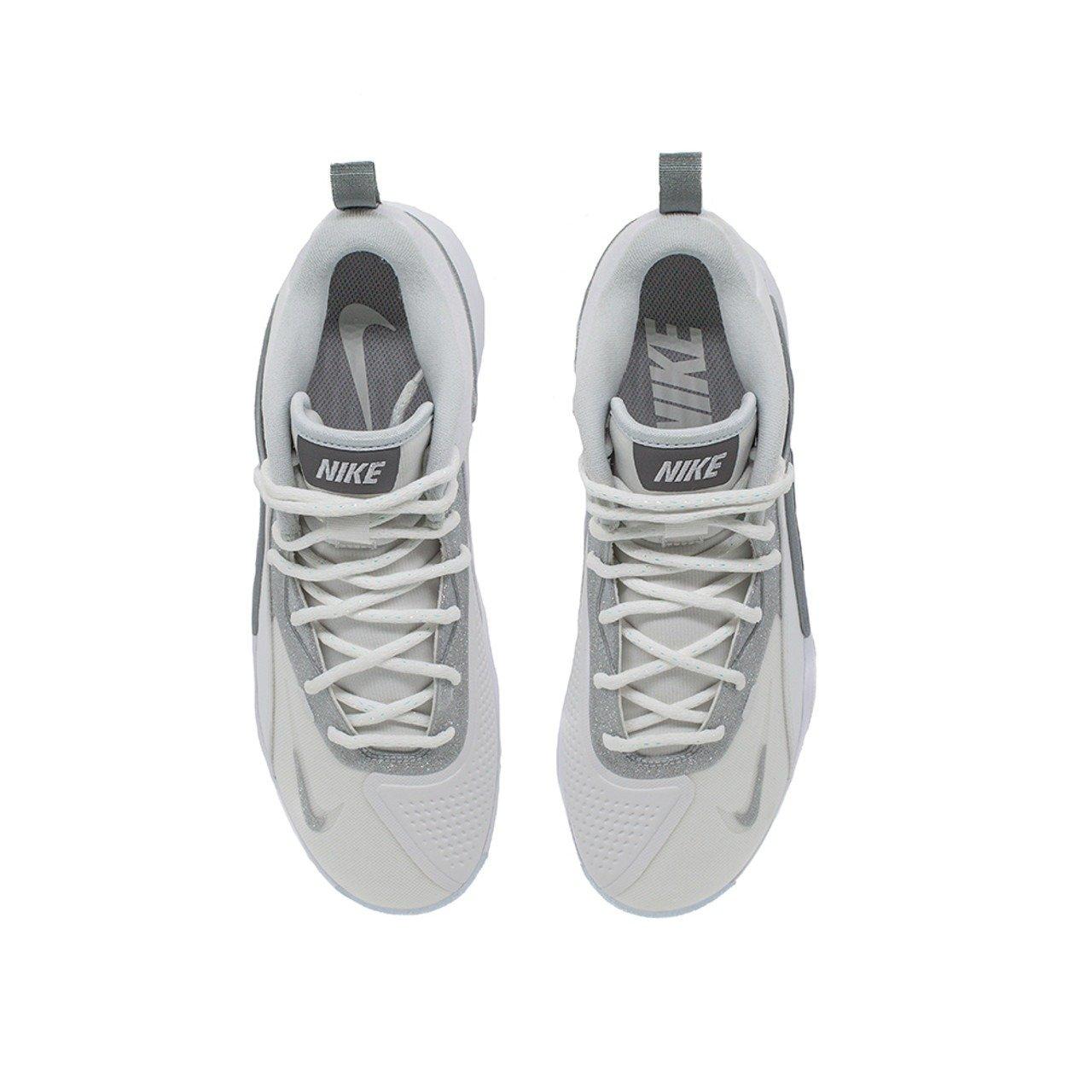 Nike Zoom Hyperset 2 SE "Summit White/Metallic Silver/Pure Platinum" Unisex Volleyball Shoe - WHITE/SILVER/DK.GREY Thumbnail View 4