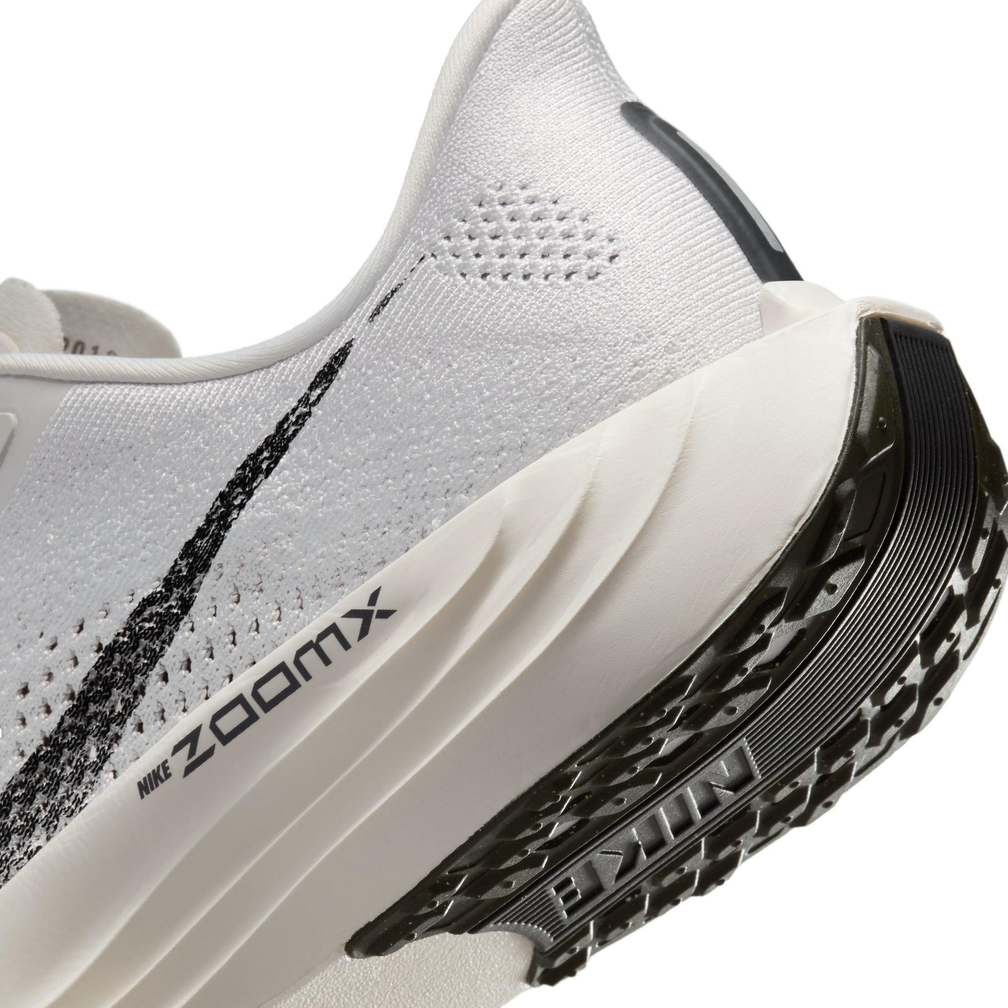 Nike Pegasus Plus "Platinum Tint/Black/College Grey" Men's Road Running Shoe - WHITE/BLACK Thumbnail View 11