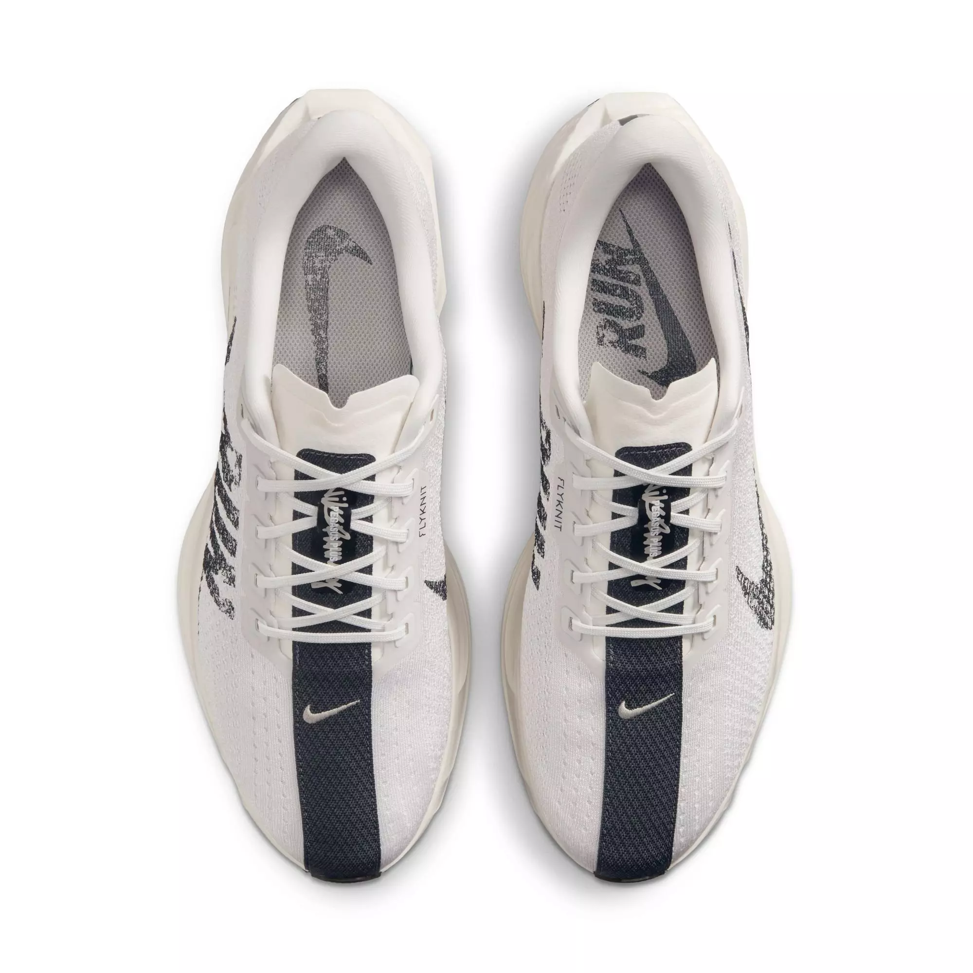 Nike Pegasus Plus "Platinum Tint/Black/College Grey" Men's Road Running Shoe - WHITE/BLACK