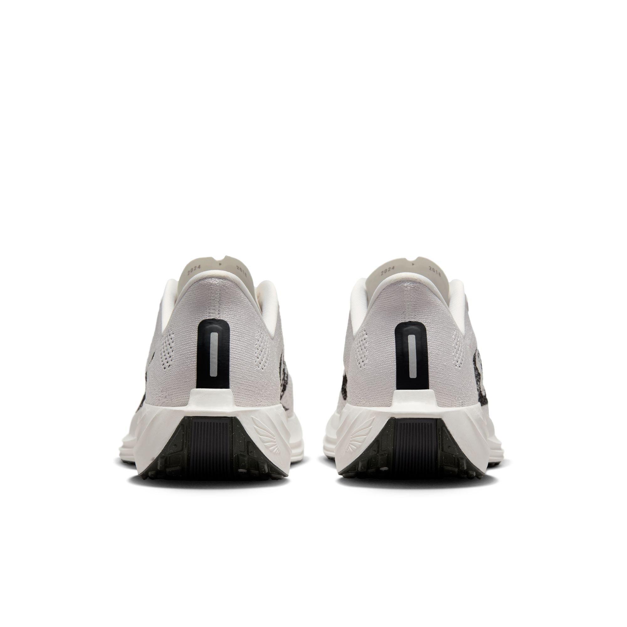 Nike Pegasus Plus "Platinum Tint/Black/College Grey" Men's Road Running Shoe - WHITE/BLACK Thumbnail View 7