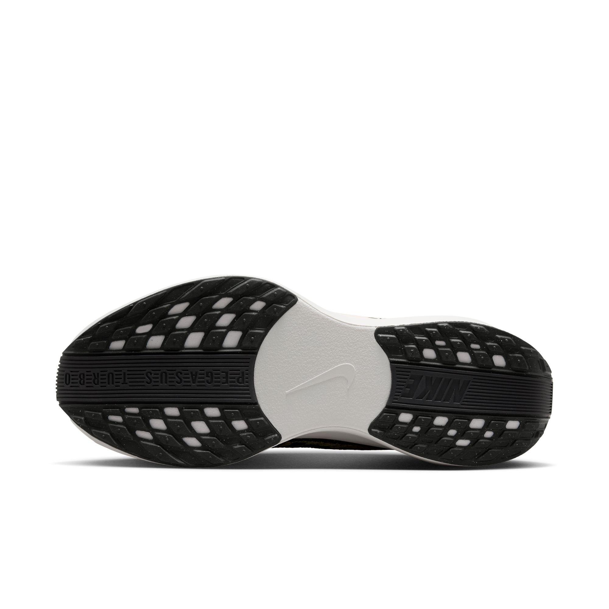 Nike Pegasus Plus "Platinum Tint/Black/College Grey" Men's Road Running Shoe - WHITE/BLACK Thumbnail View 9