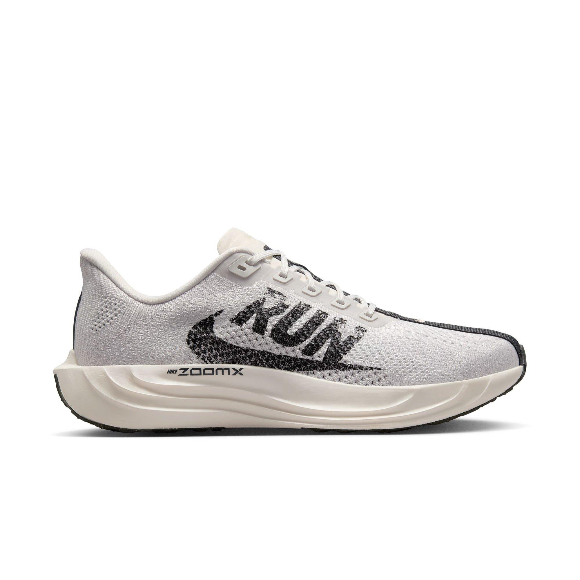 Nike Pegasus Plus "Platinum Tint/Black/College Grey" Men's Road Running Shoe - WHITE/BLACK Thumbnail View 1