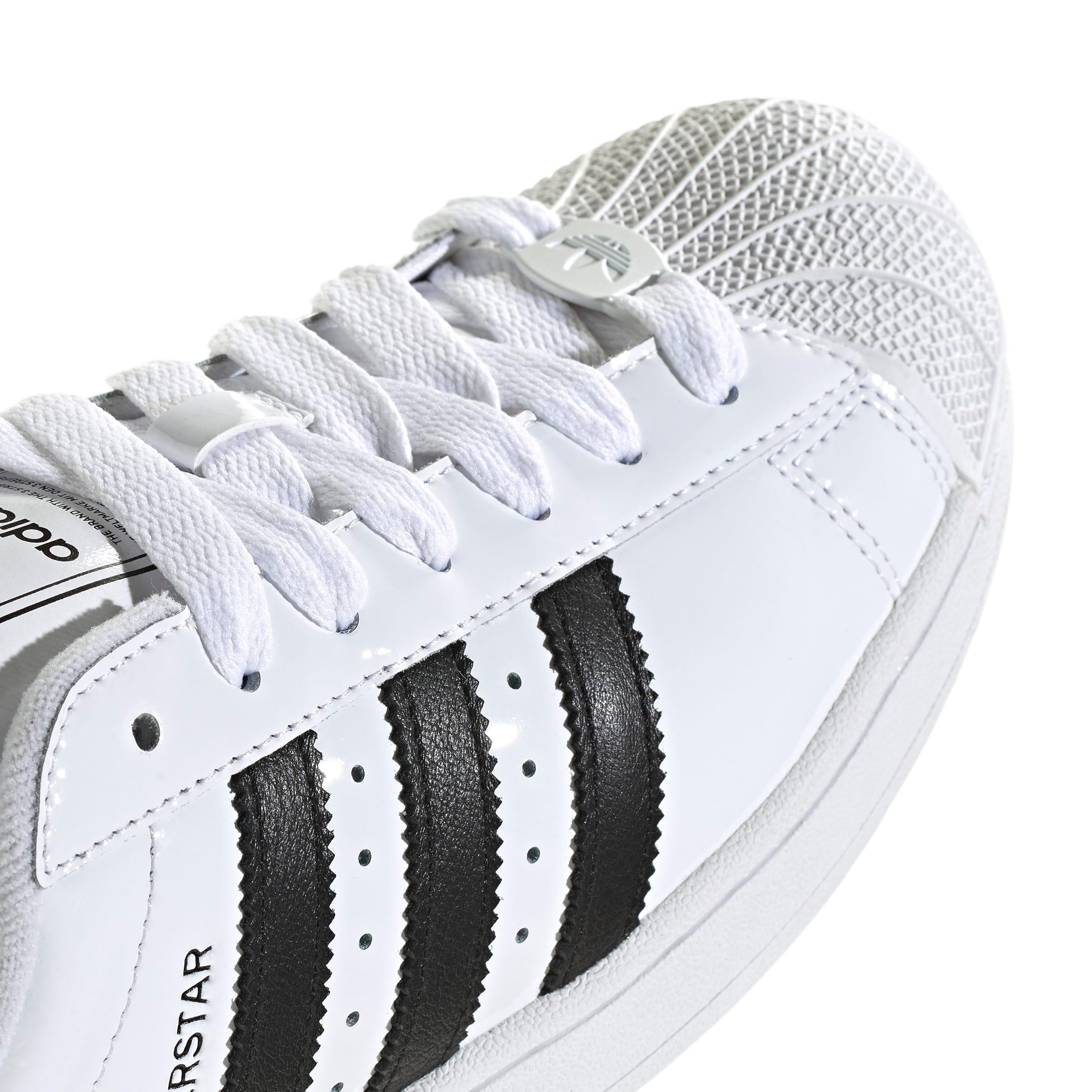 adidas Originals Superstar II Patent Leather "White/Core Black" Men's Shoe - WHITE/BLACK Thumbnail View 3