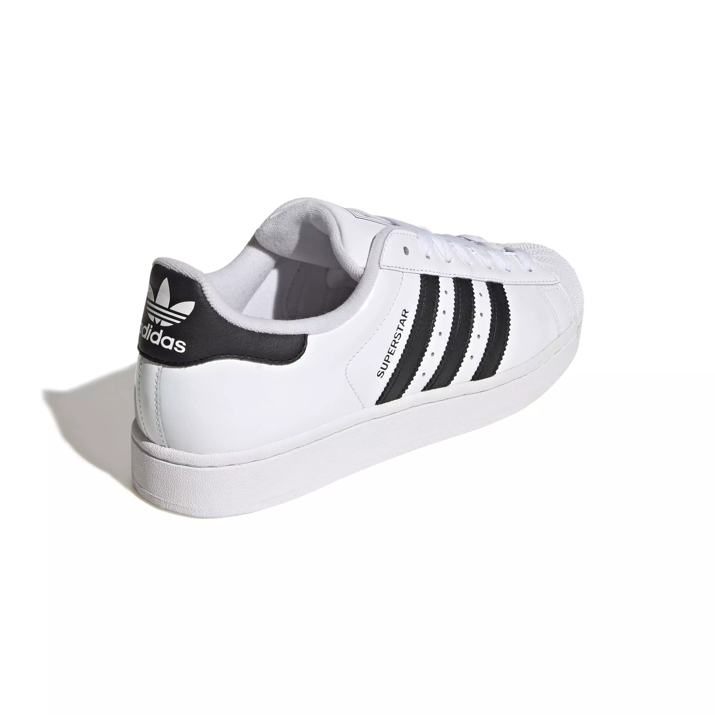 adidas Originals Superstar II Patent Leather "White/Core Black" Men's Shoe - WHITE/BLACK