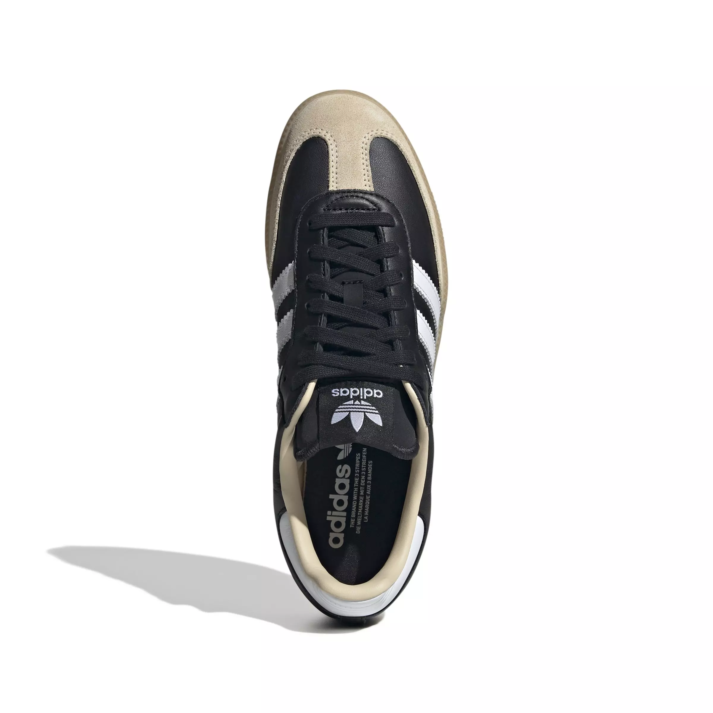 adidas Originals Samba OG "Core Black/Ftwr White/Gum" Men's Shoe - BLACK/TAN