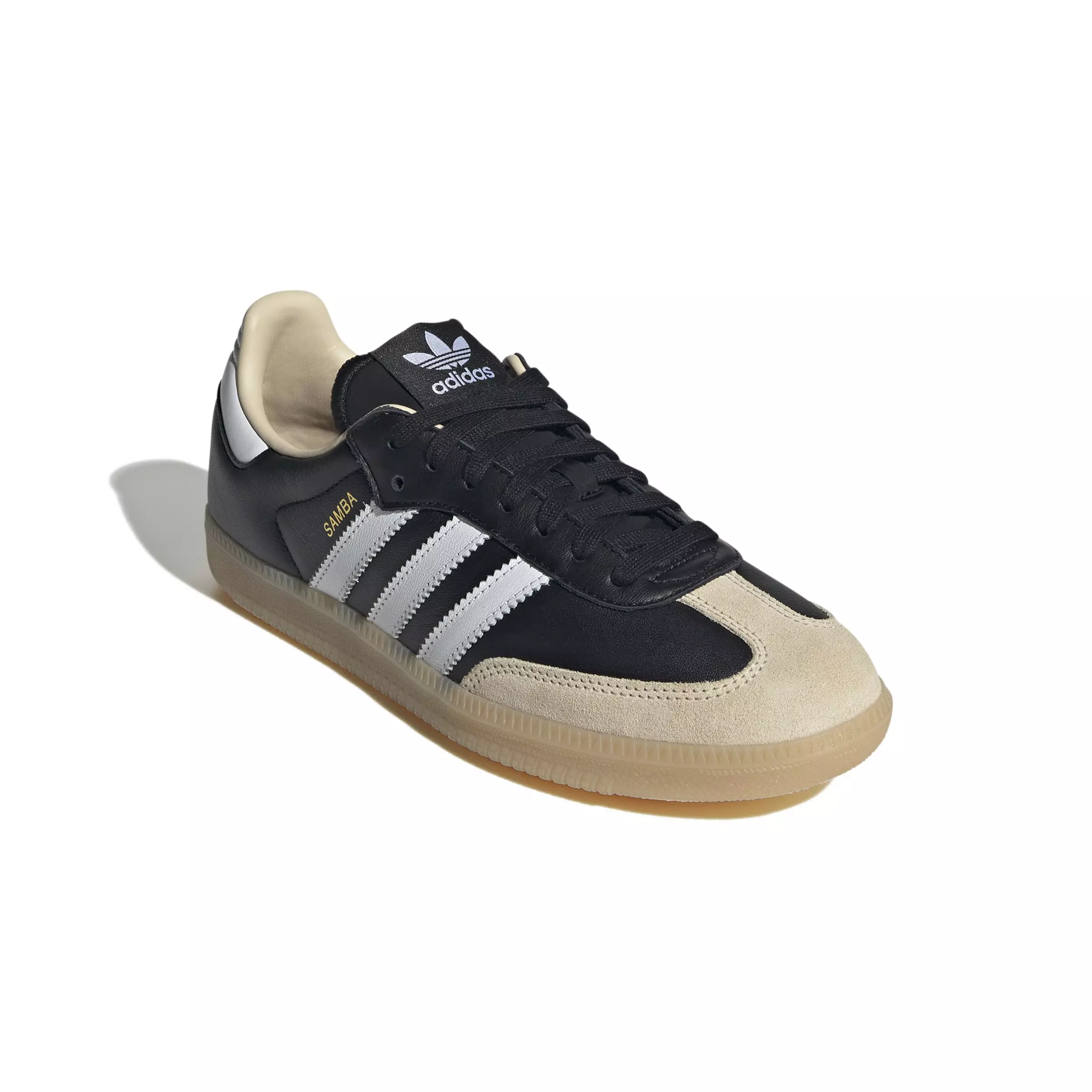 adidas Originals Samba OG "Core Black/Ftwr White/Gum" Men's Shoe - BLACK/TAN