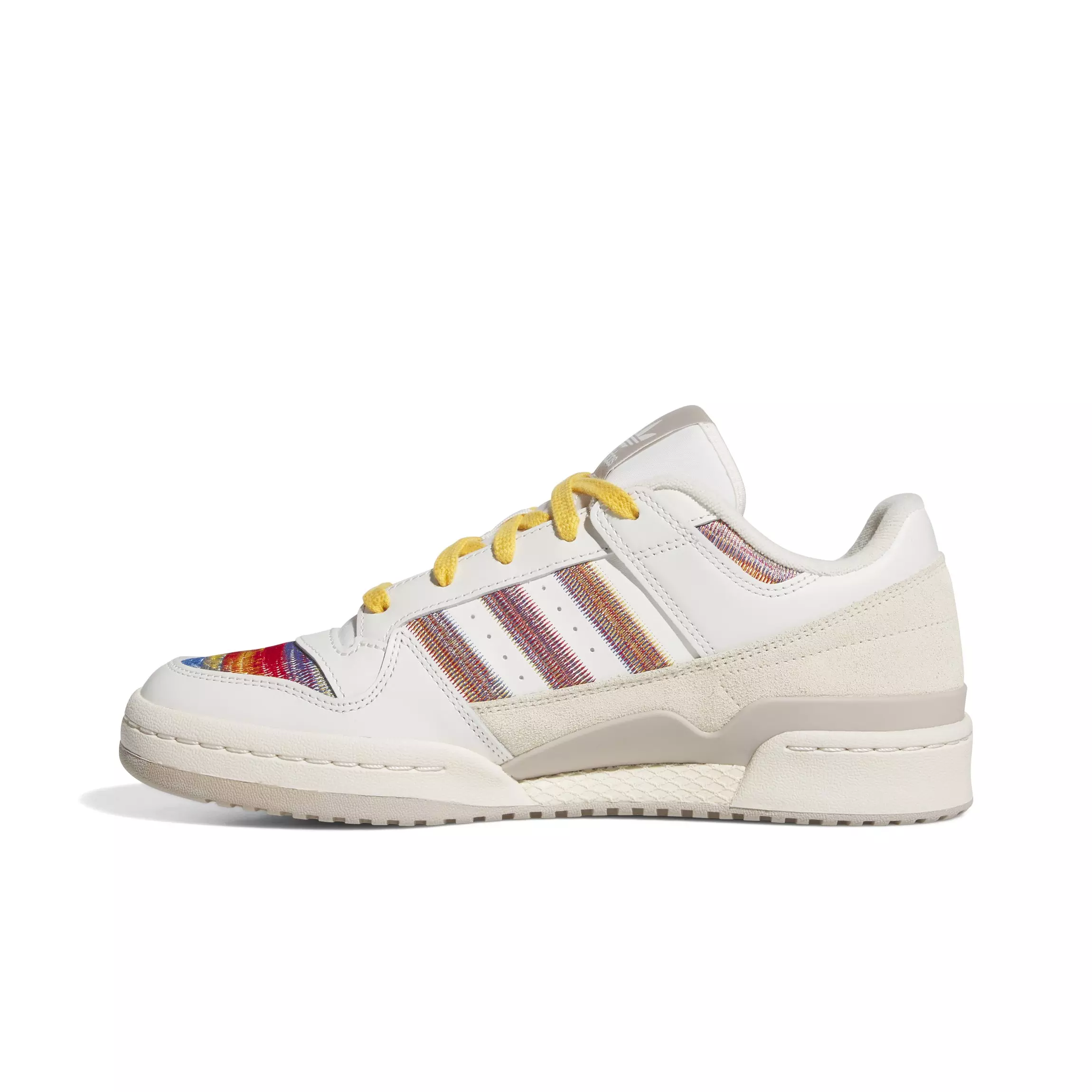 adidas Forum Low "Cloud White/Better Scarlet/Bluebird" Men's Shoe - WHITE/ORANGE
