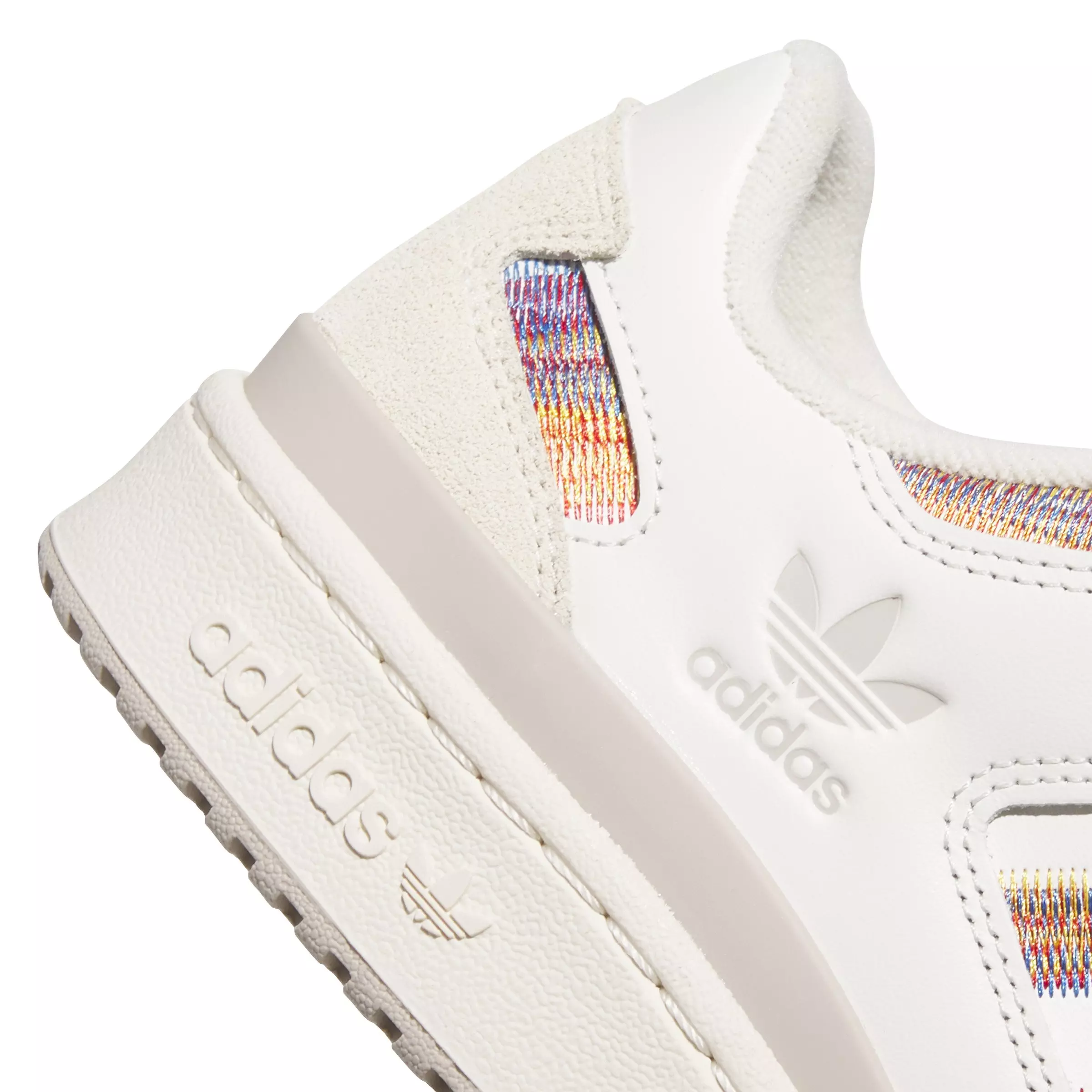 adidas Forum Low "Cloud White/Better Scarlet/Bluebird" Men's Shoe - WHITE/ORANGE