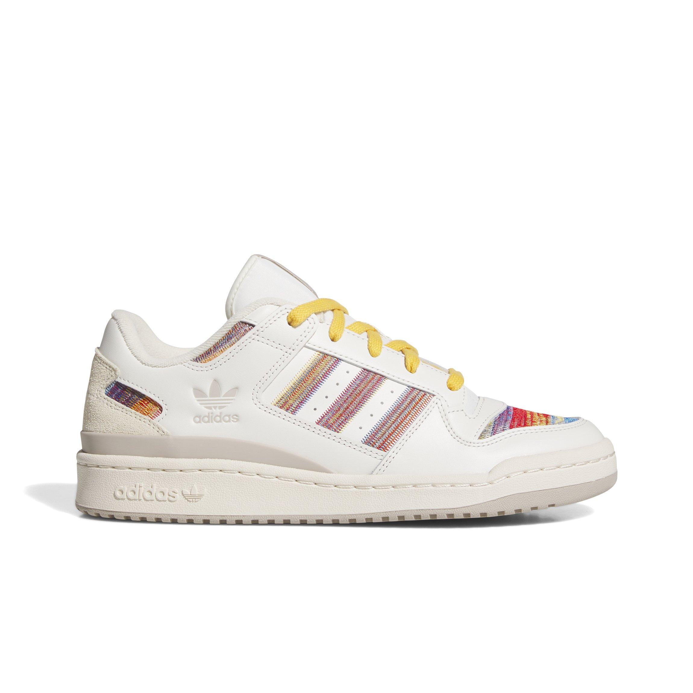 adidas Forum Low "Cloud White/Better Scarlet/Bluebird" Men's Shoe - WHITE/ORANGE Thumbnail View 1