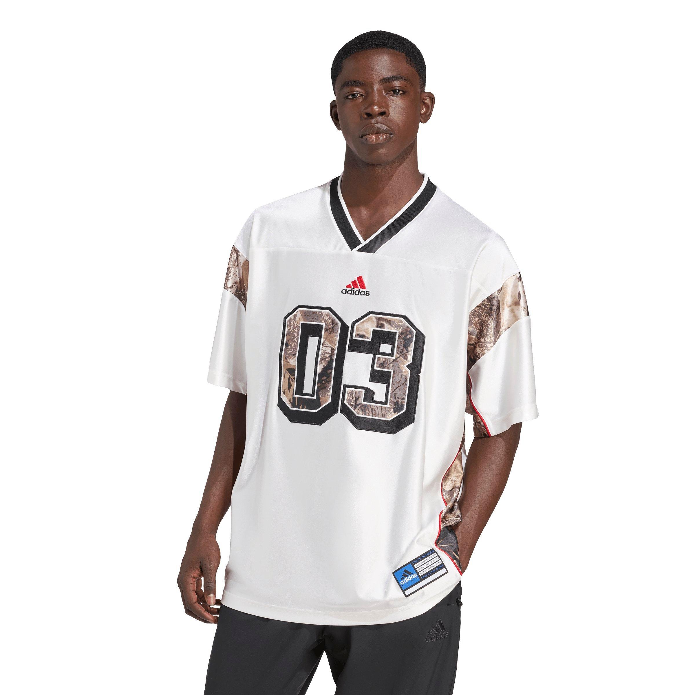 adidas Men's Camo Football Jersey - WHITE Thumbnail View 1