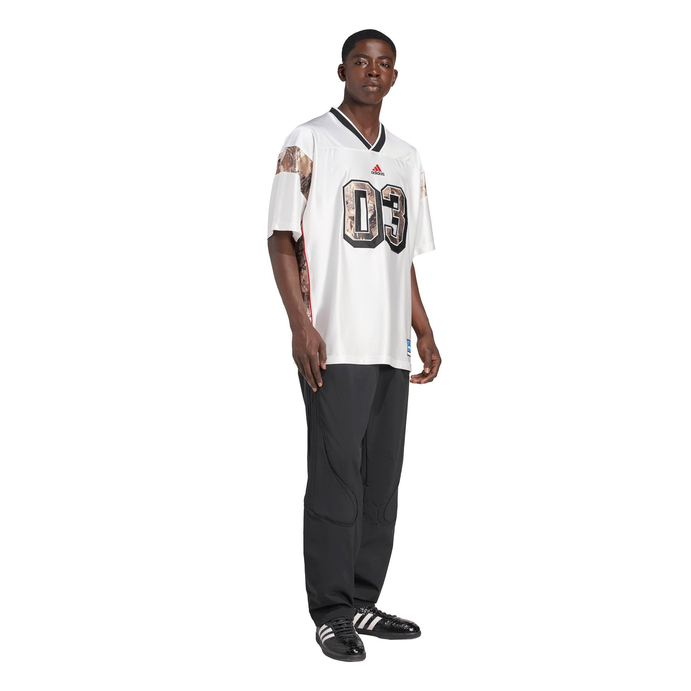 adidas Men's Camo Football Jersey - WHITE Thumbnail View 5