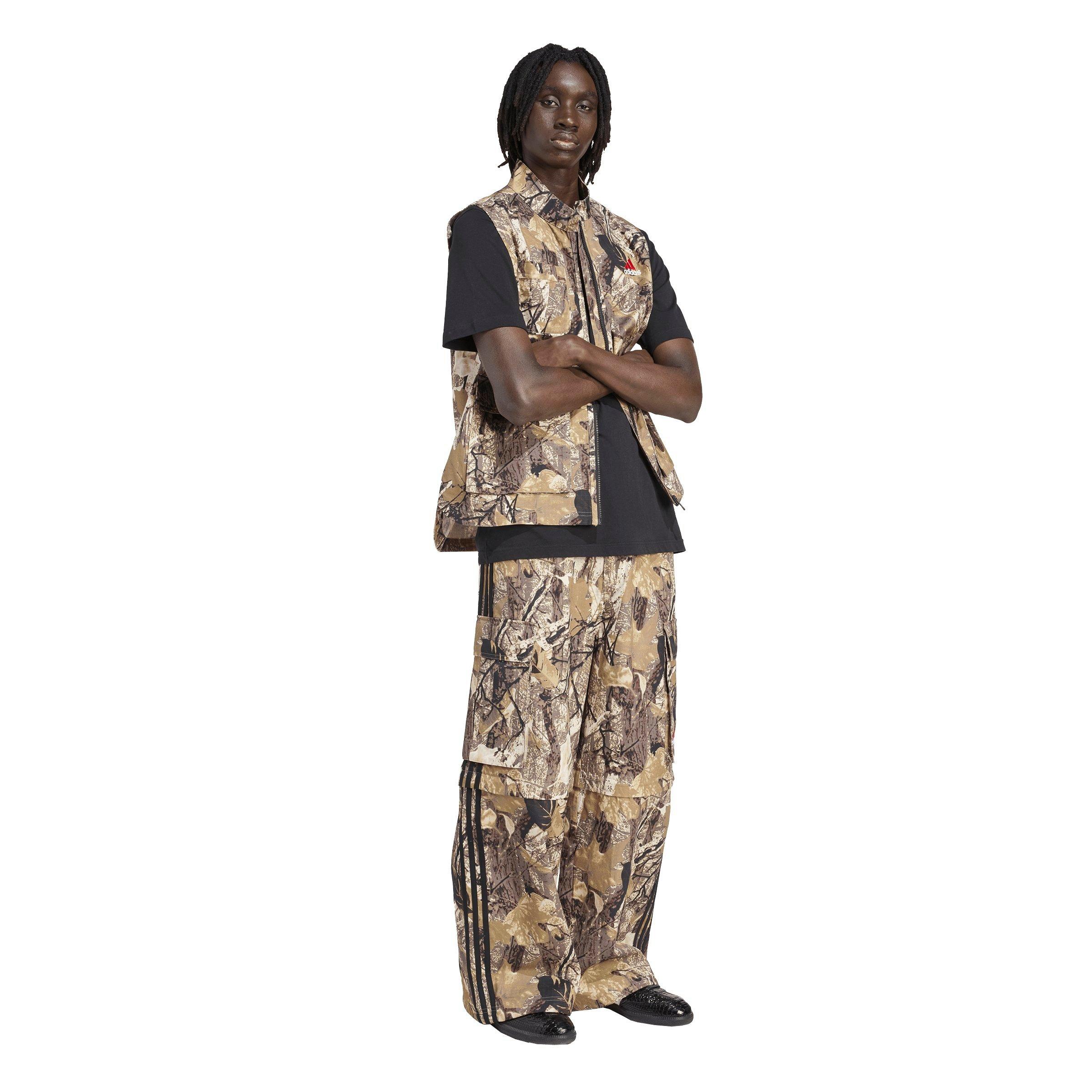 adidas Originals Men's Camo Cargo Zip-Off Pants - BROWN Thumbnail View 5