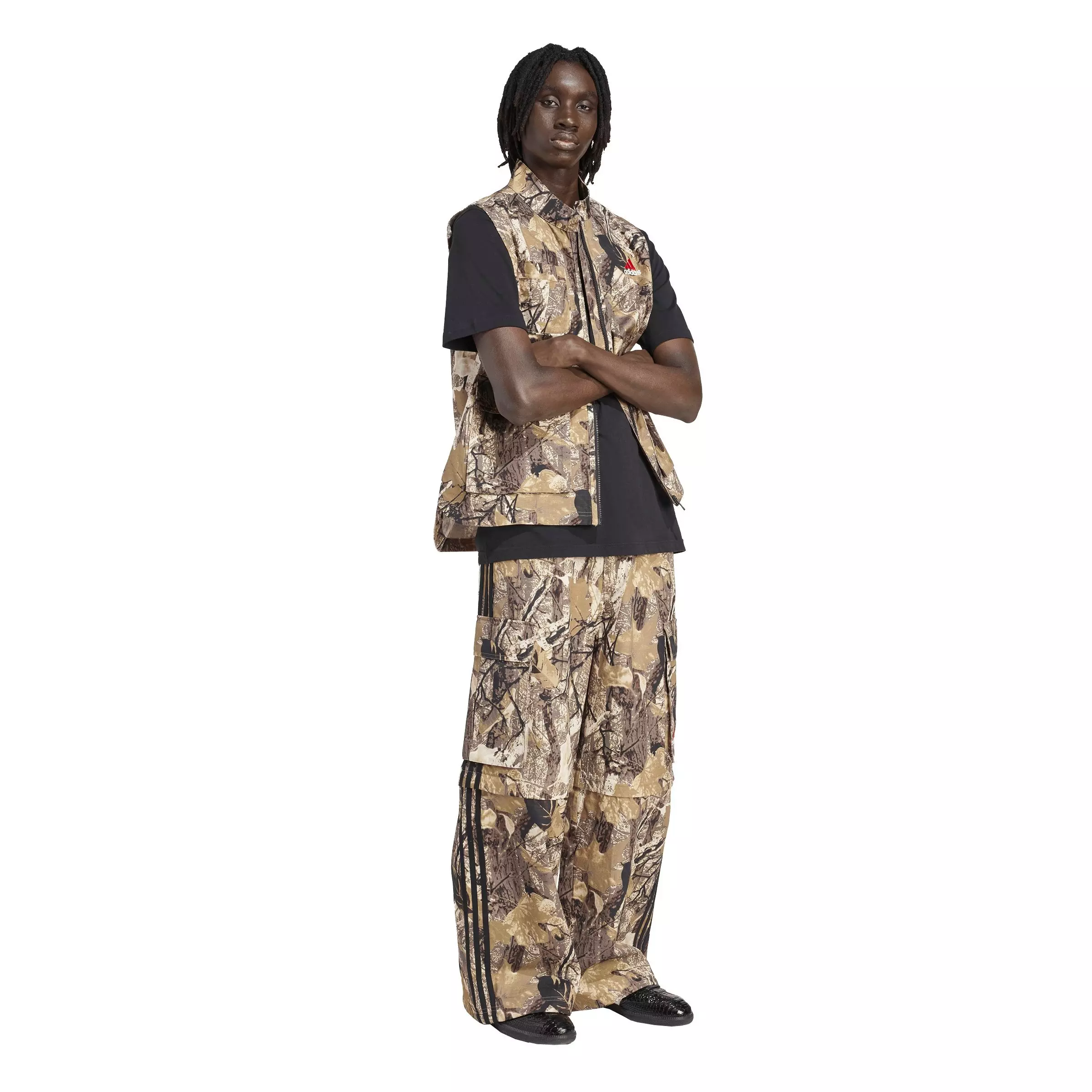 adidas Originals Men's Camo Cargo Zip-Off Pants