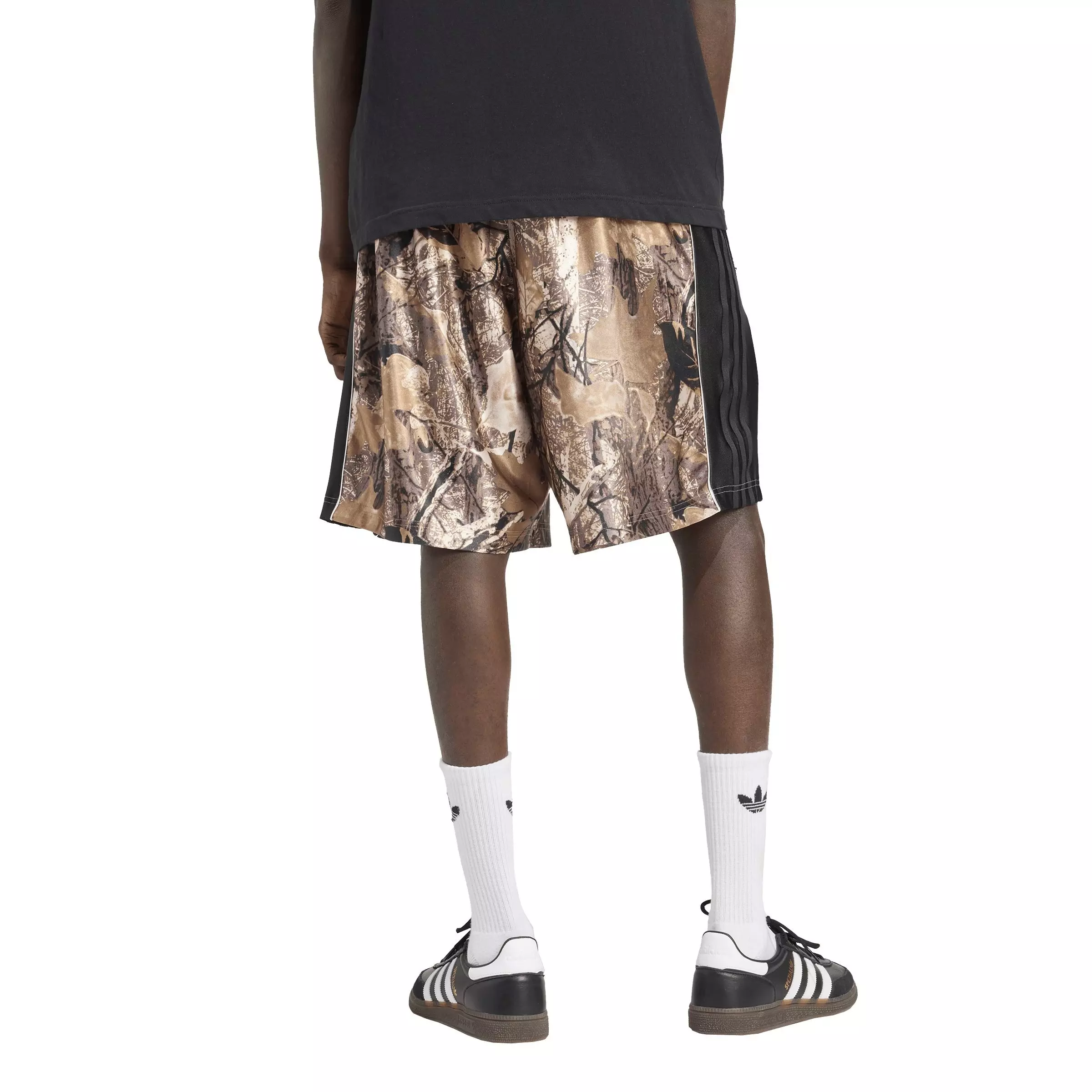 adidas Originals Men's Camo Shorts - MAROON/WHITE/GOLD