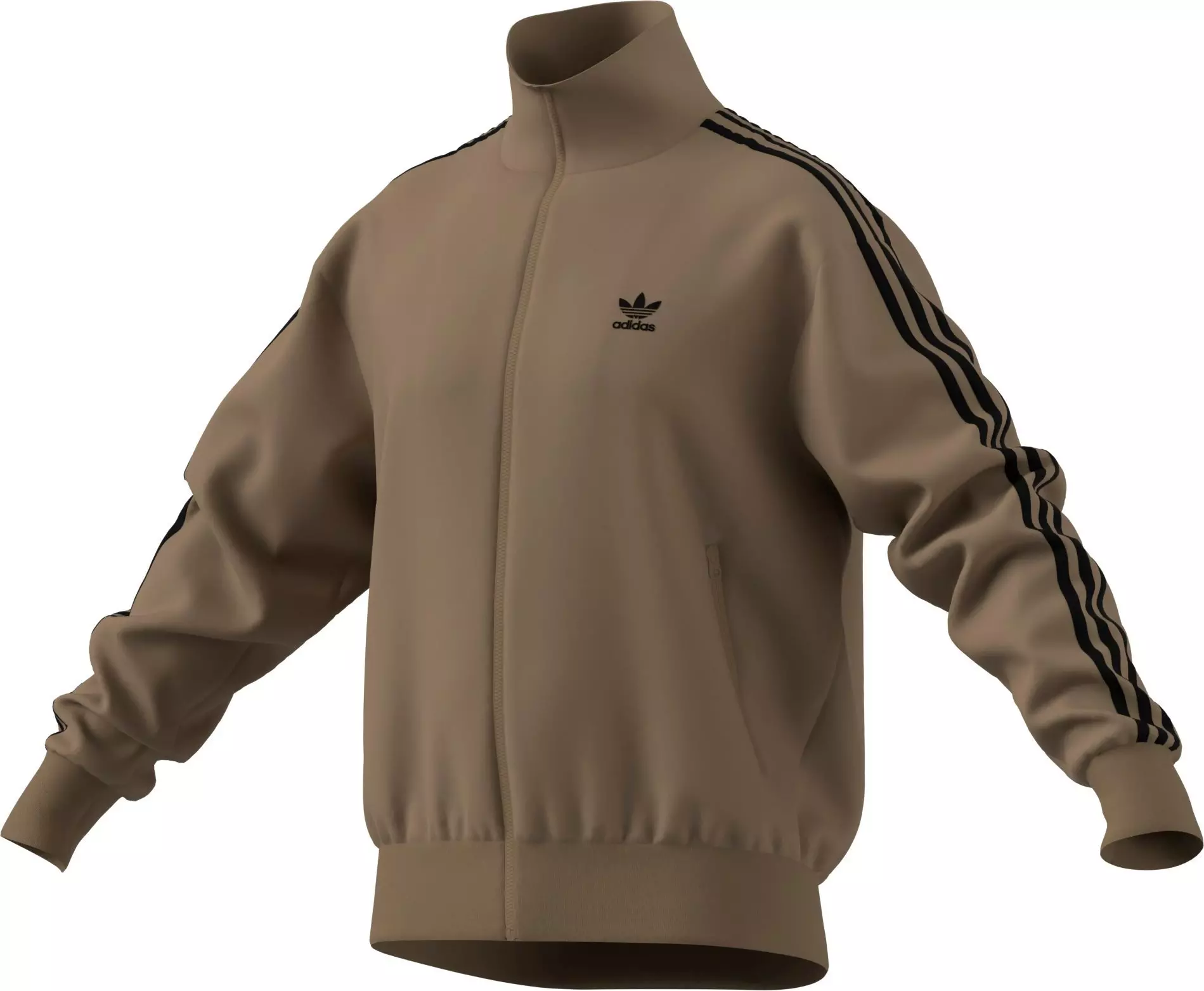 adidas Originals Men's Adicolor Classics Firebrd Track Jacket - BROWN/BLACK