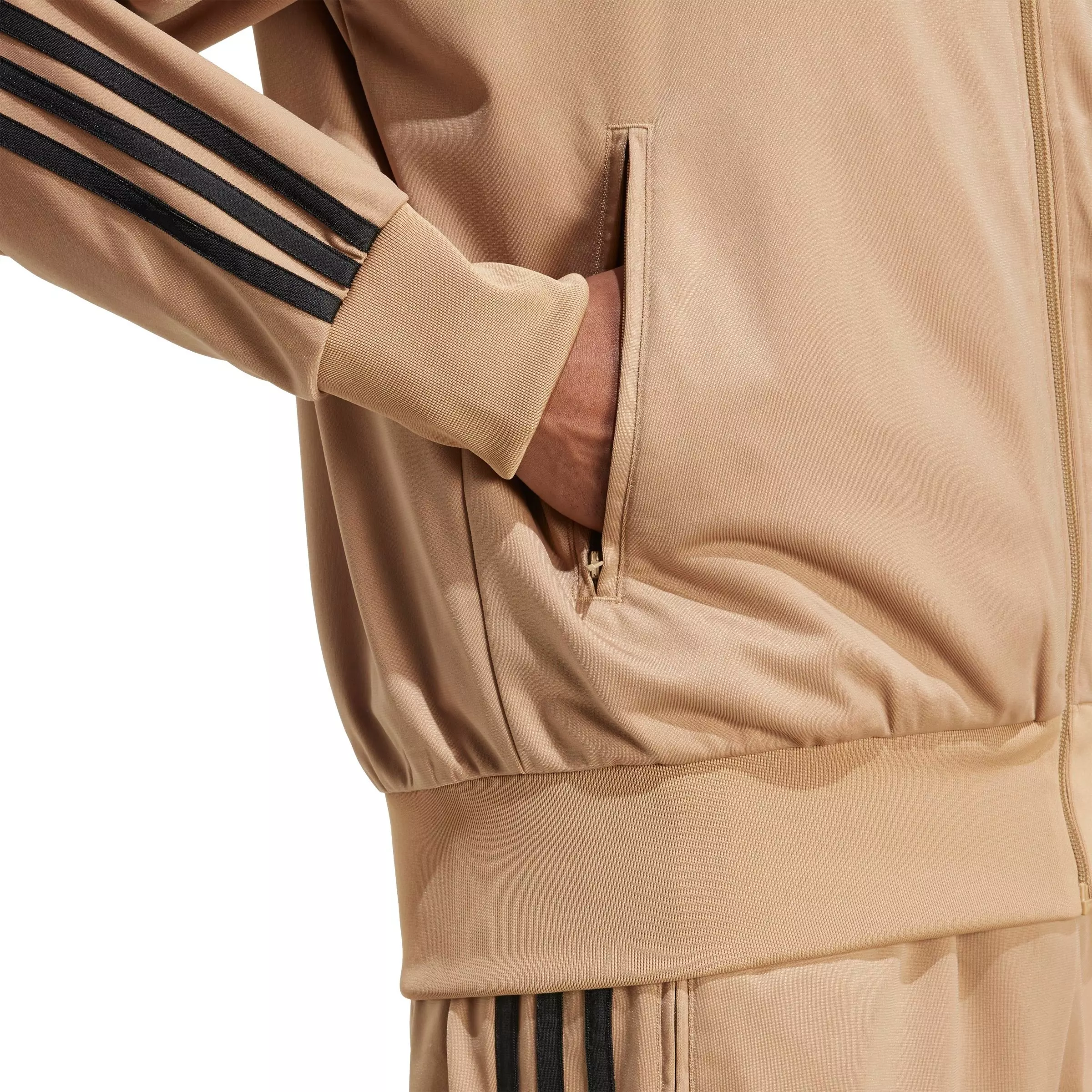adidas Originals Men's Adicolor Classics Firebird Track Jacket - BROWN/BLACK