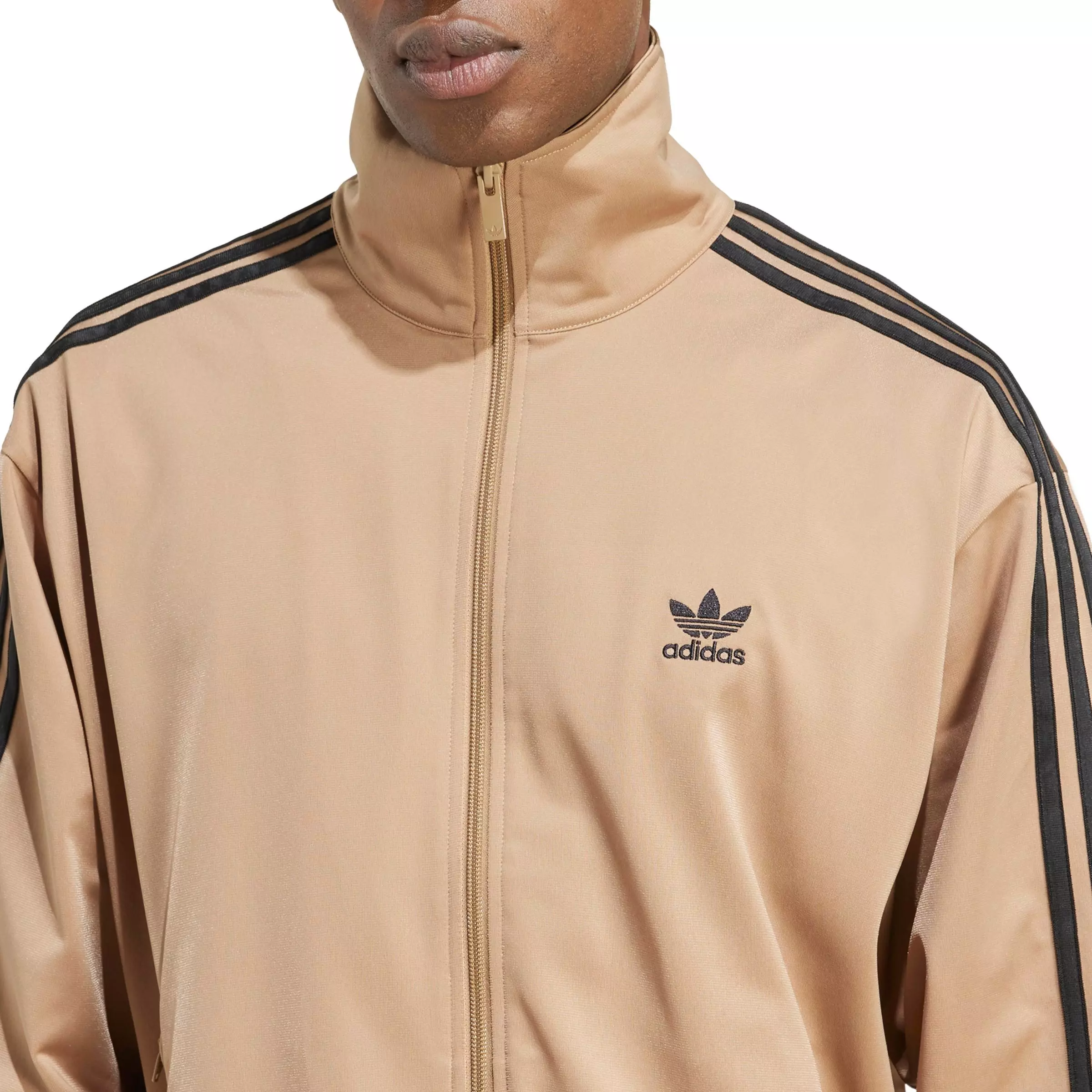 adidas Originals Men's Adicolor Classics Firebird Track Jacket - BROWN/BLACK