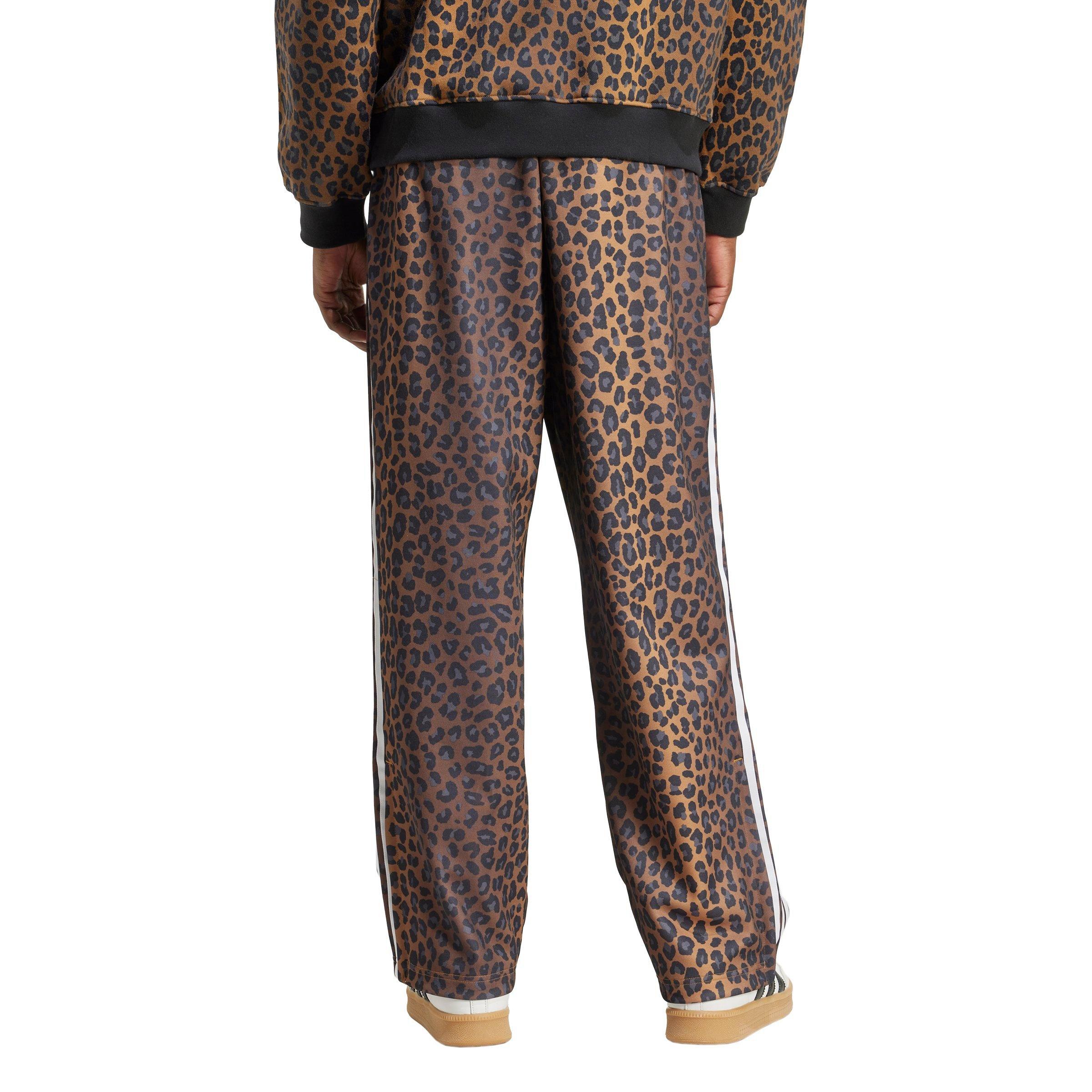 adidas Originals Men's Firebird Loose Leopard Track Pants - BROWN/BLACK Thumbnail View 2