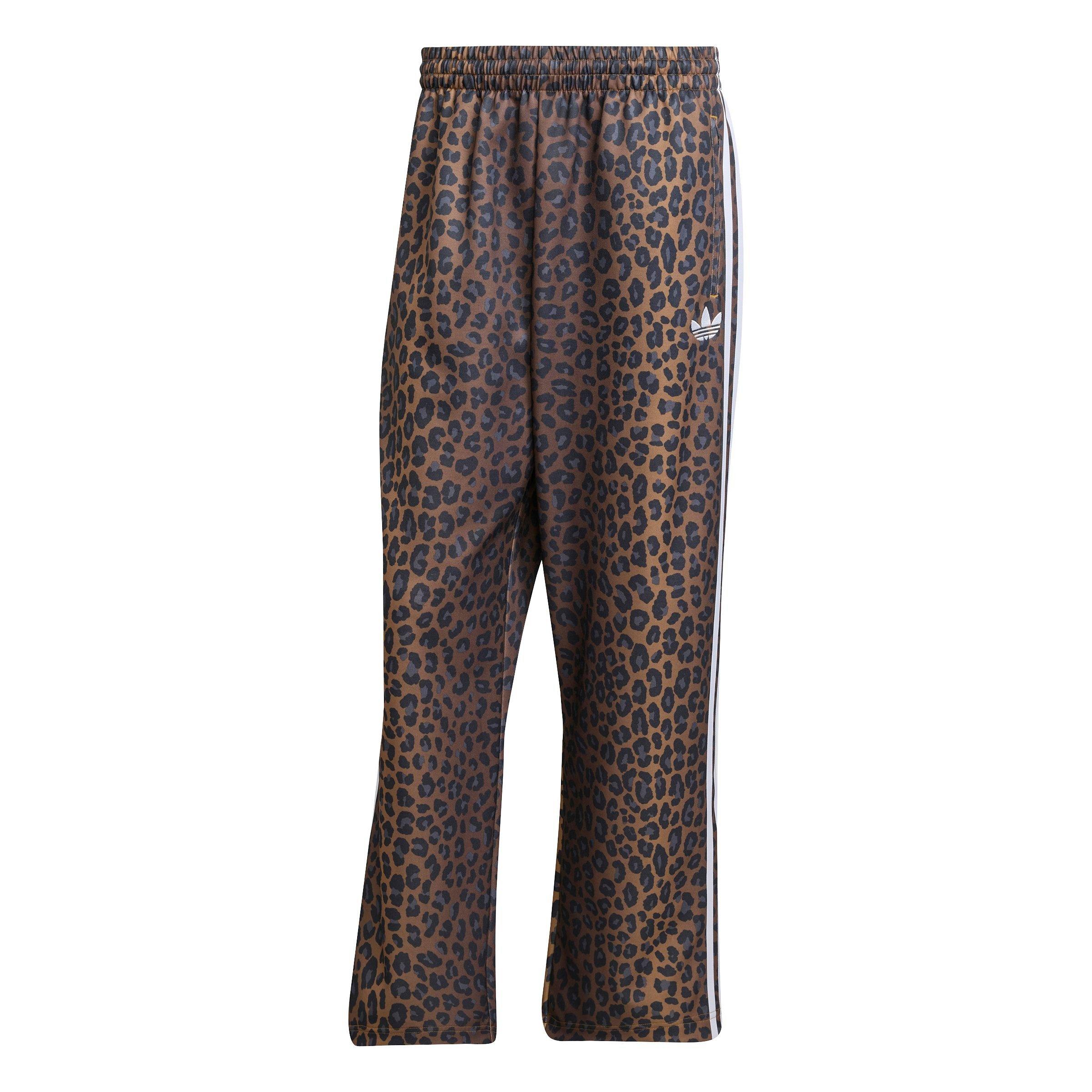adidas Originals Men's Firebird Loose Leopard Track Pants - BROWN/BLACK Thumbnail View 6