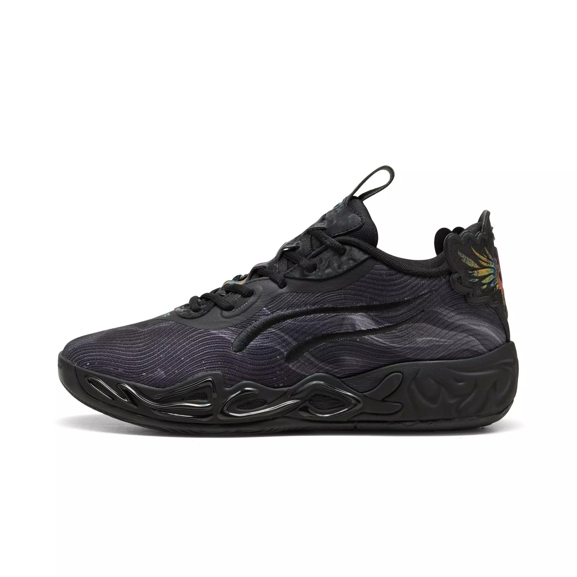 PUMA x LAMELO BALL MB.04 "Black/Dark Amethyst" Men's Basketball Shoe - BLACK