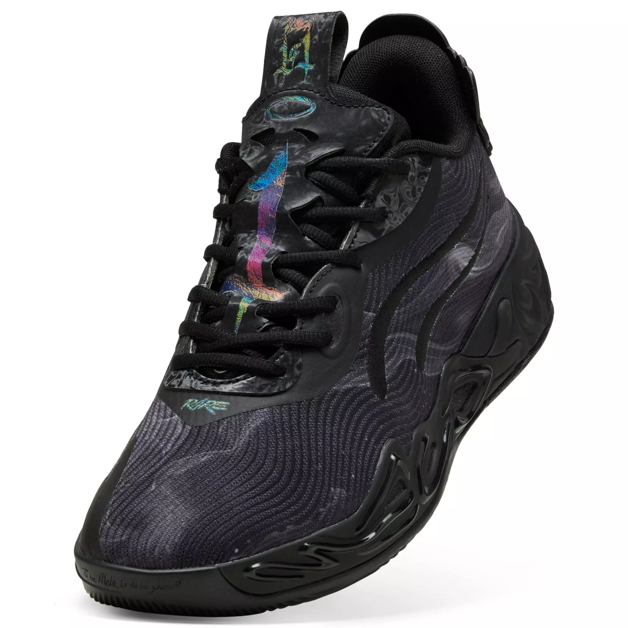 PUMA x LAMELO BALL MB.04 "Black/Dark Amethyst" Men's Basketball Shoe - BLACK