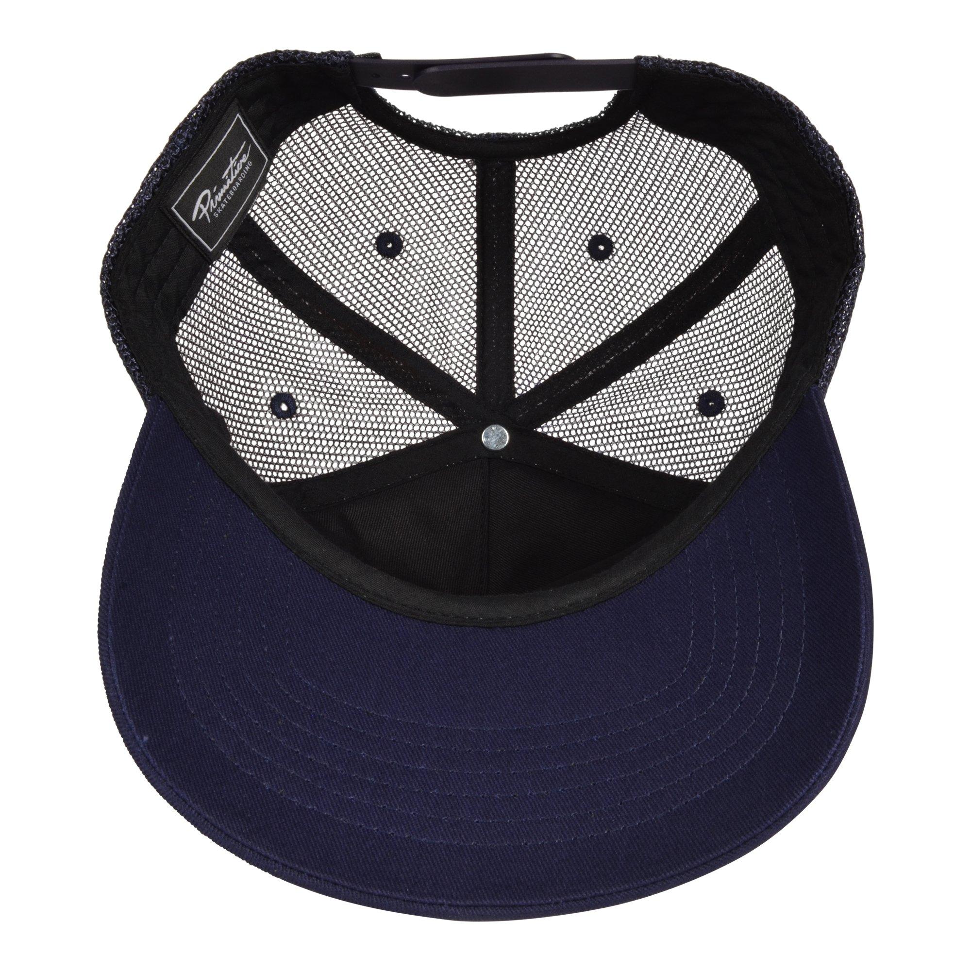 Primitive Marquee Trucker Snapback Hat-Navy - NAVY Thumbnail View 3