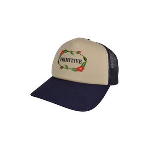 Primitive Marquee Trucker Snapback Hat-Navy