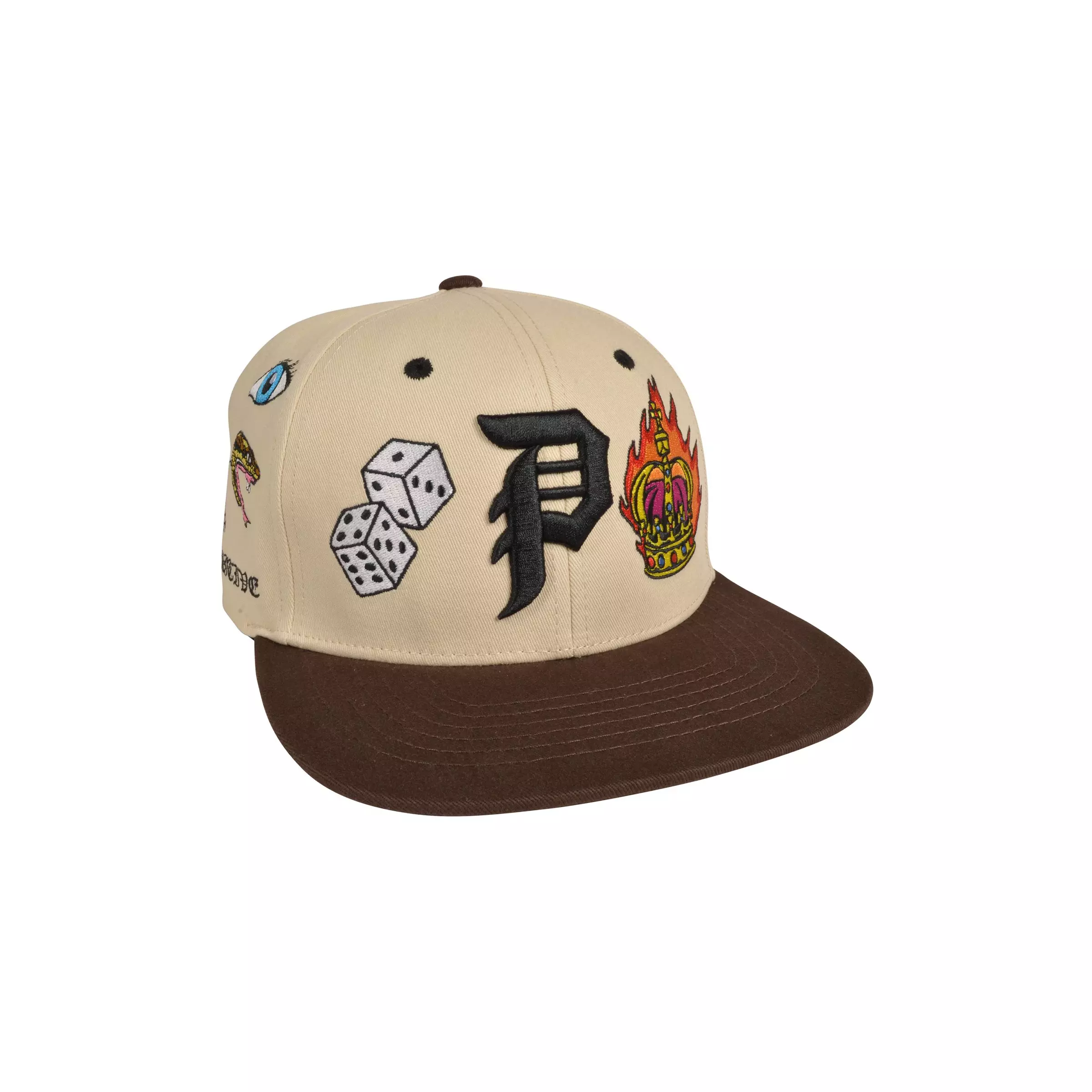 Primitive Signs Snapback Hat-Crimson - CRIMSON