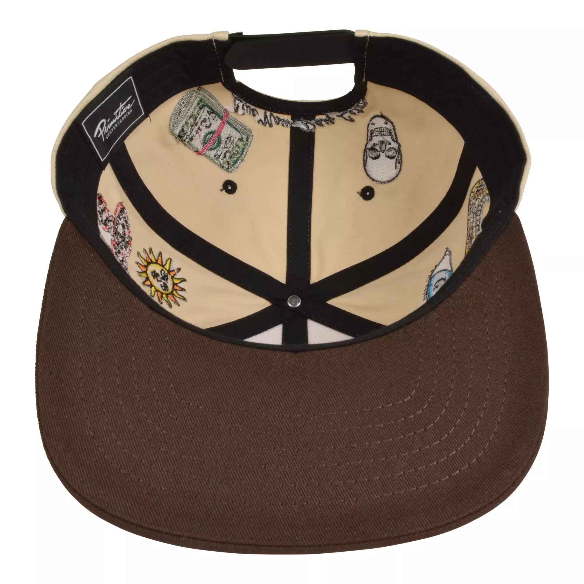 Primitive Signs Snapback Hat-Crimson - CRIMSON