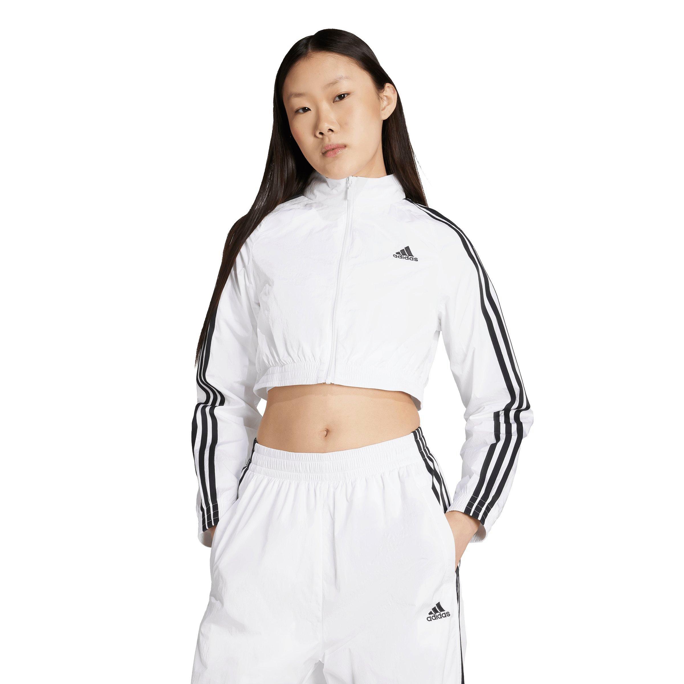 adidas Men's Teamgeist Adicolor Cropped Track Jacket - WHITE/BLACK Thumbnail View 1