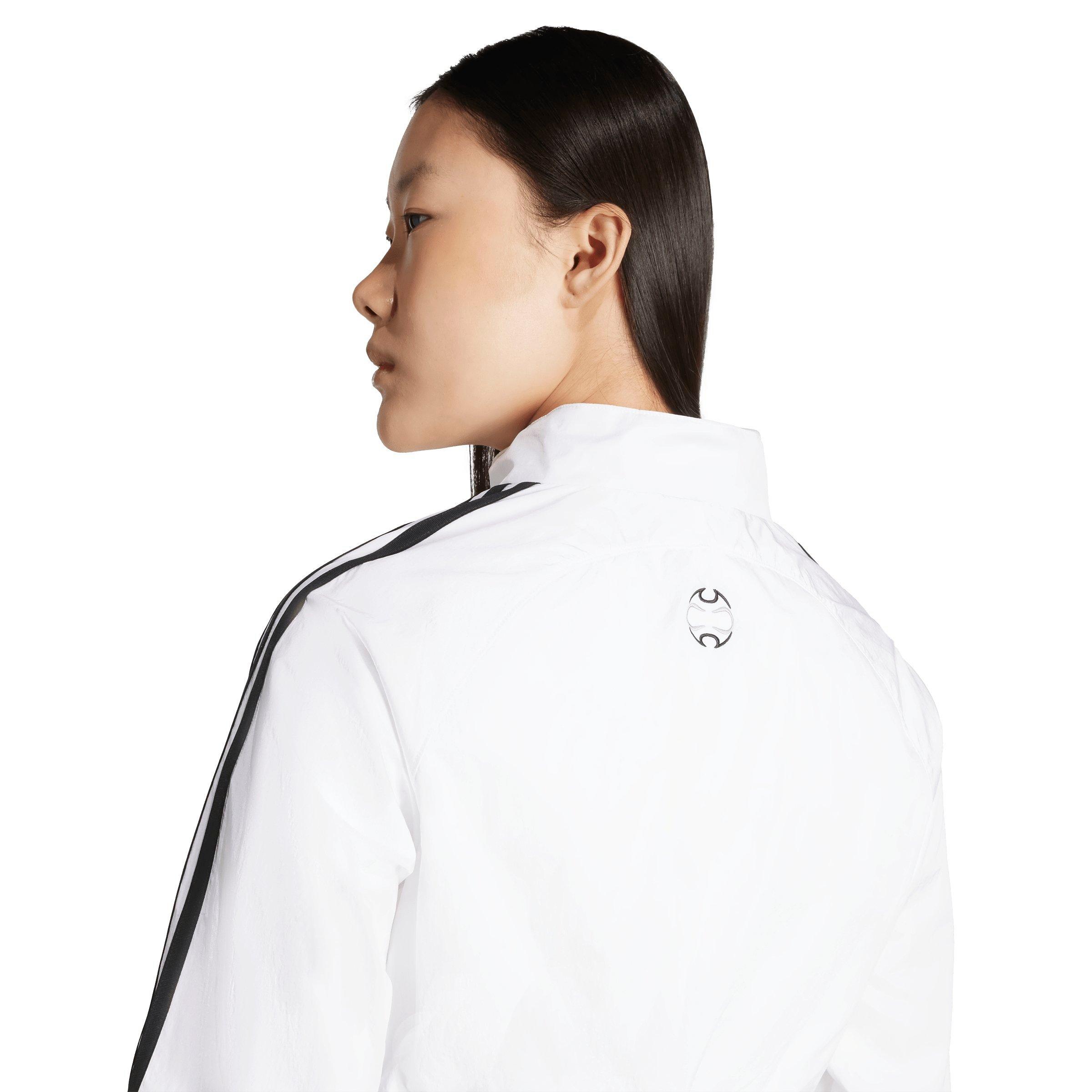 adidas Men's Teamgeist Adicolor Cropped Track Jacket - WHITE/BLACK Thumbnail View 4