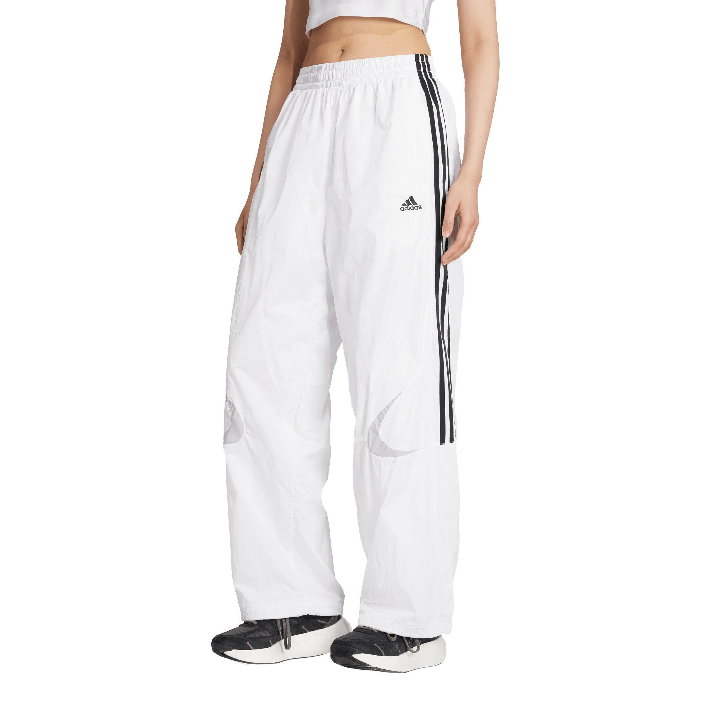 adidas Originals Women's Teamgeist Adicolor Oversized Track Pants - WHITE/BLACK Thumbnail View 1
