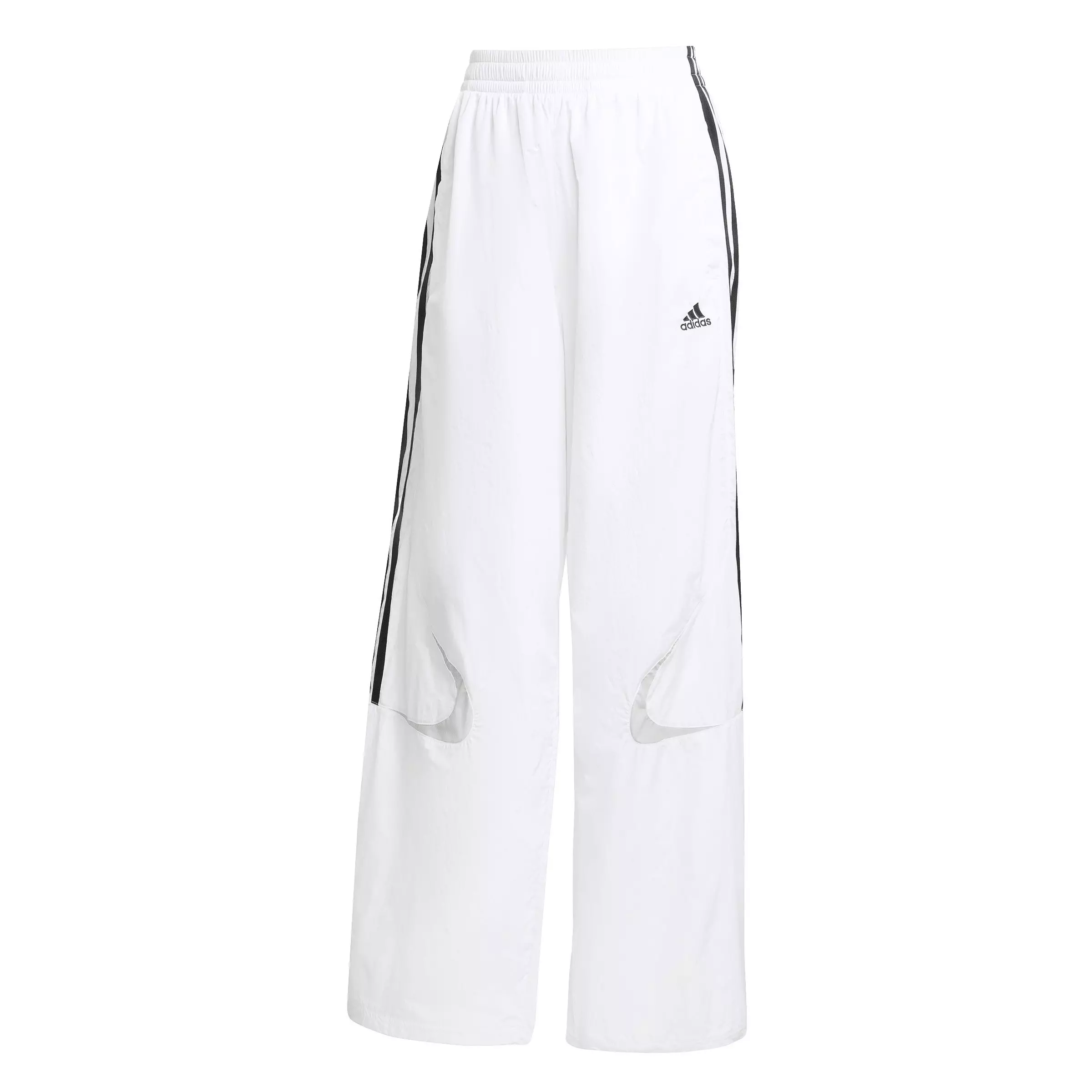 adidas Originals Women's Teamgeist Adicolor Oversized Track Pants - WHITE/BLACK