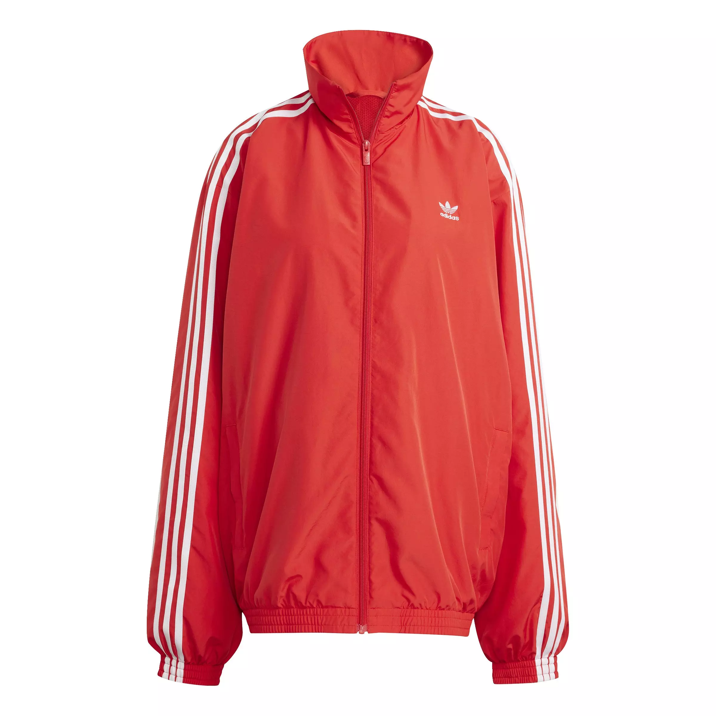 adidas Originals Women's Adilenium Season 3 Oversized Track Jacket - RED