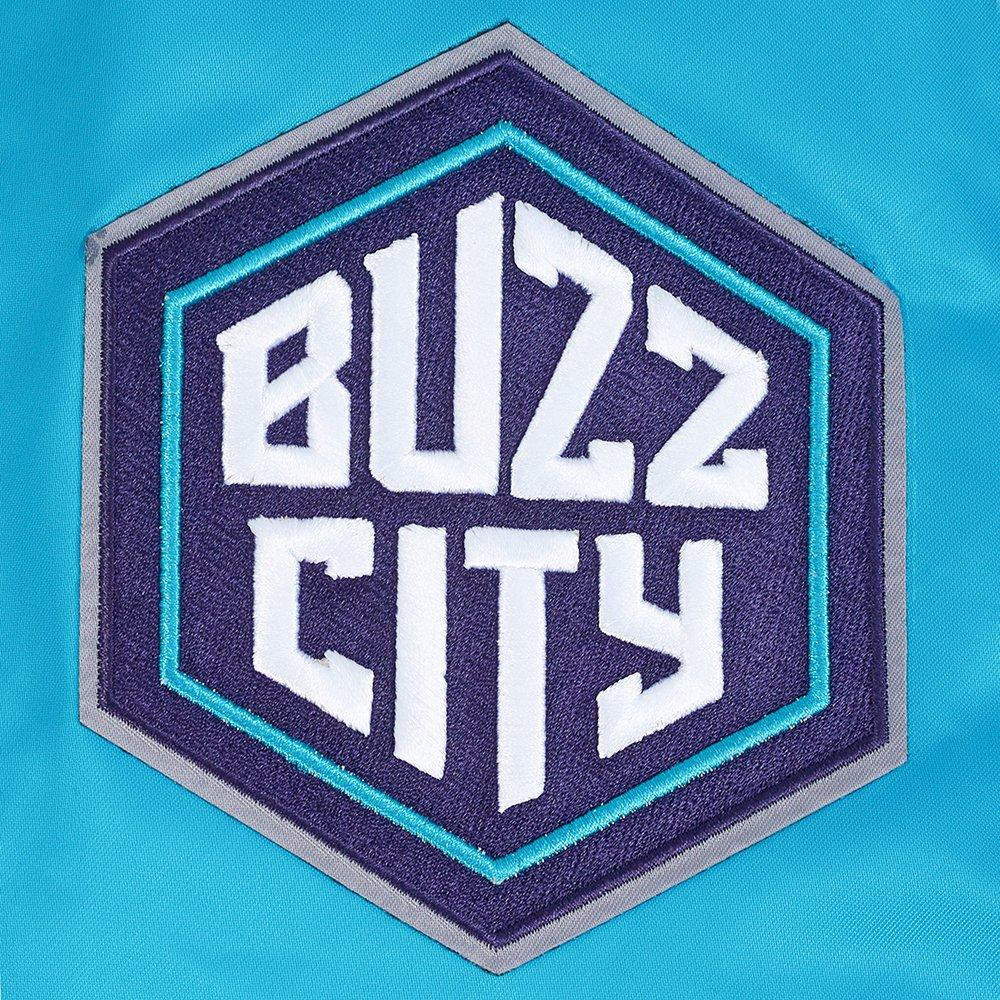 Pro Standard Charlotte Hornets Satin Jacket-Teal - TEAL Thumbnail View 5