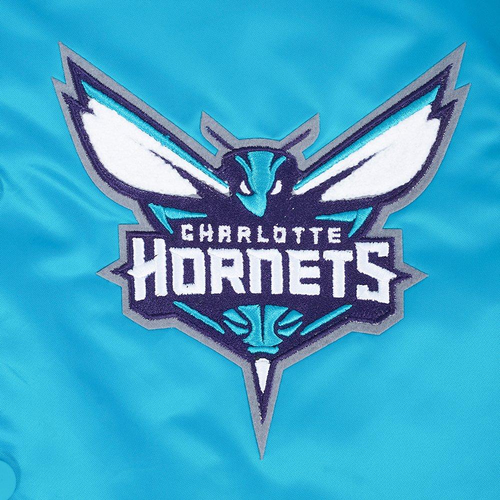 Pro Standard Charlotte Hornets Satin Jacket-Teal - TEAL Thumbnail View 7