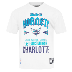 Pro Standard Men's Charlotte Hornets Tour Tee-White